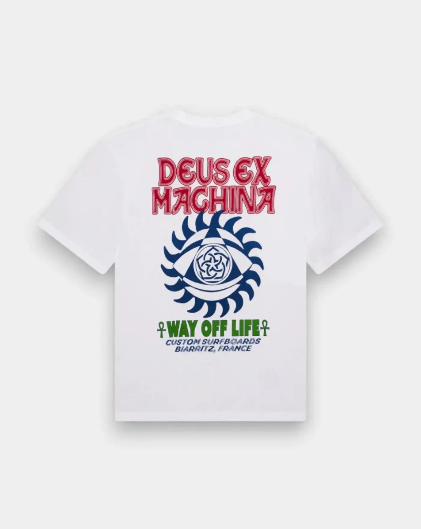 Camiseta Deus Ex Machina Crank DMF251220B VINTAGE WHITE DEUS EX MACHINA