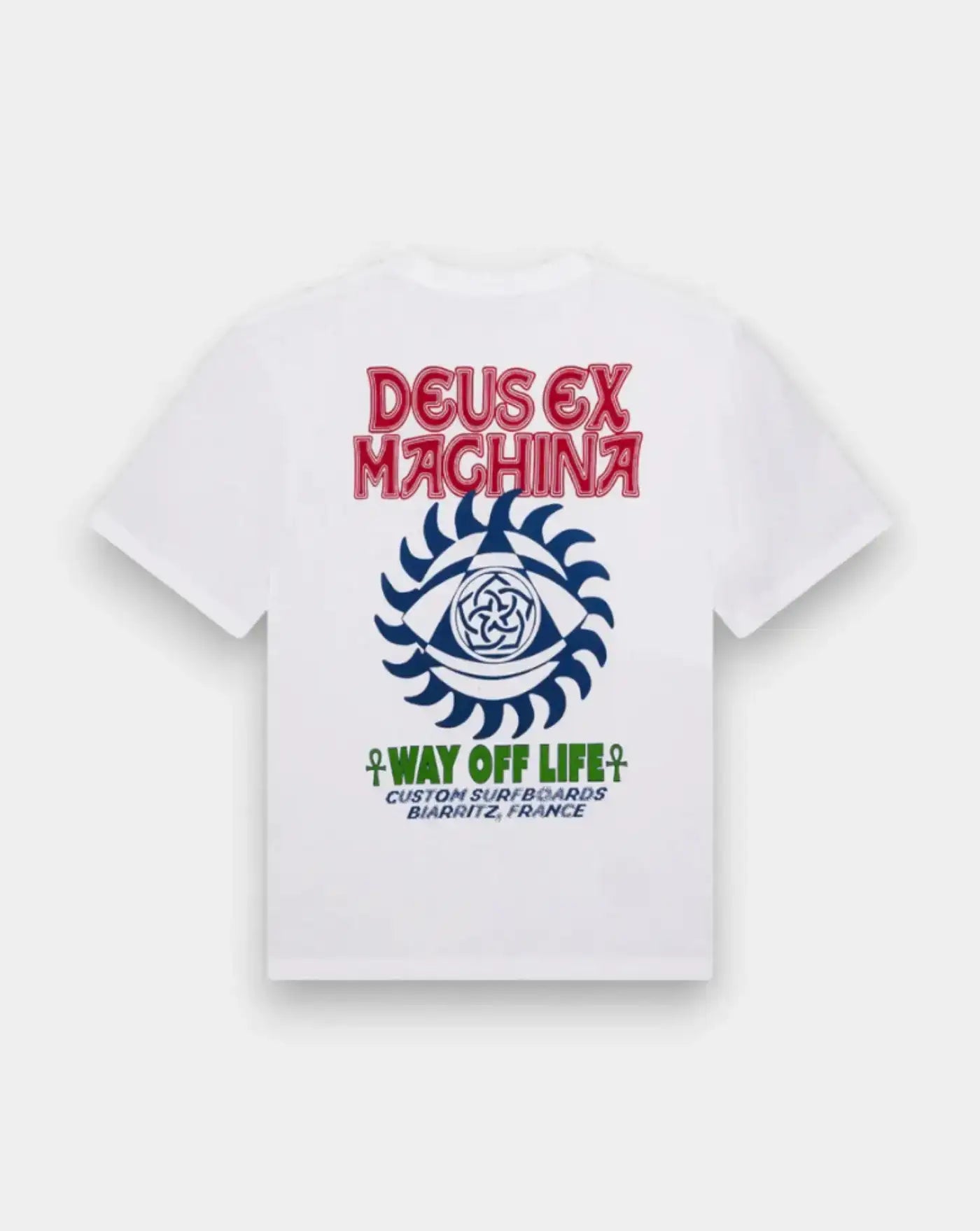 Camiseta Deus Ex Machina Crank DMF251220B VINTAGE WHITE DEUS EX MACHINA