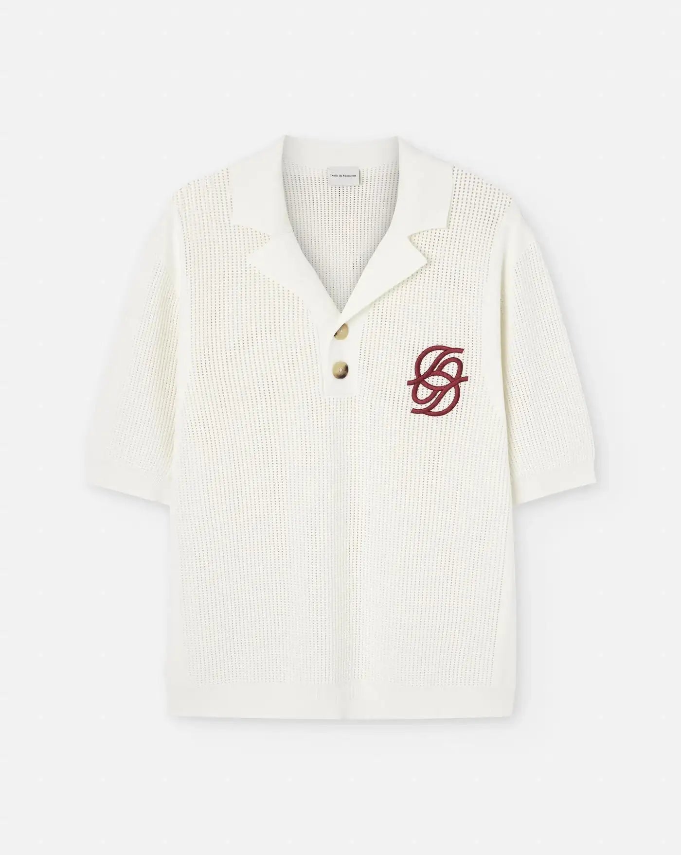 Polo Drole de Monsieur Le Polo Maille Monograme PO171 CO207 CM DROLE DE MONSIEUR