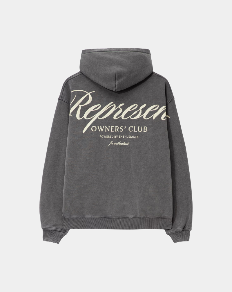 Sudadera Represent Owners Club Script Hoodie OCM41200 47VINTAGE GREY REPRESENT