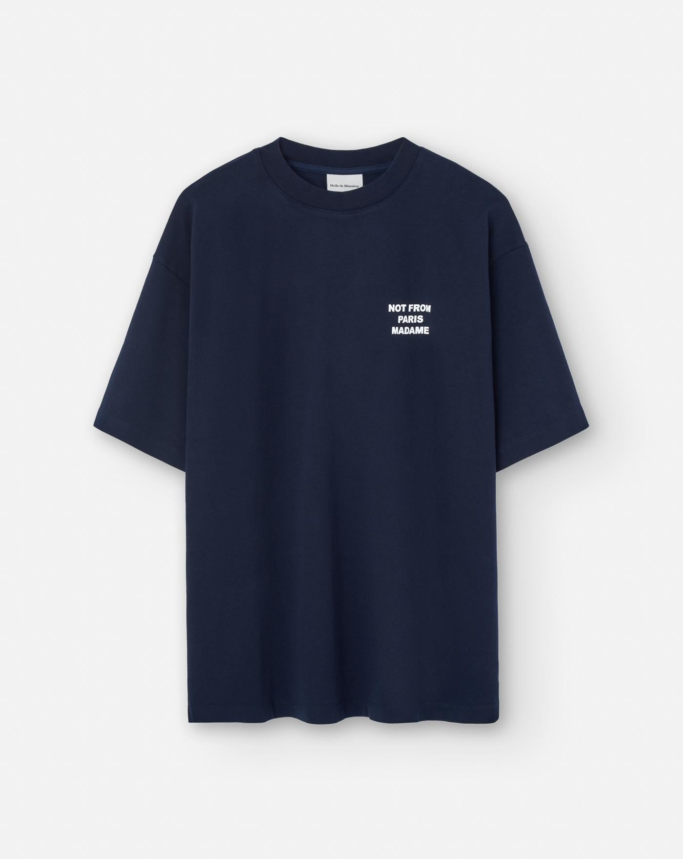 Camiseta Drole de Monsieur Le T-Shirt Slogan TS203 CO002 NY DROLE DE MONSIEUR