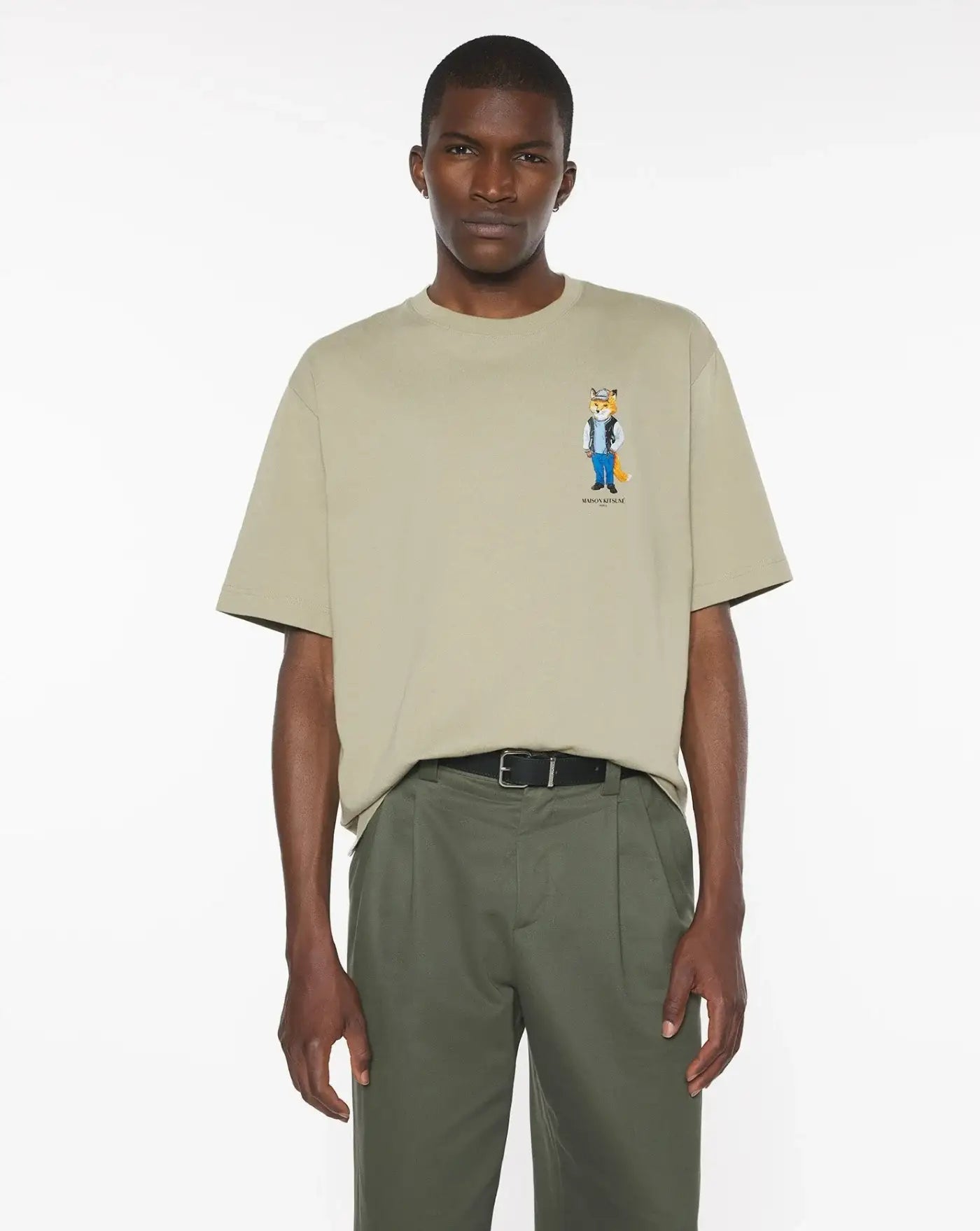Camiseta Maison Kitsune Dressed Fox PM00120KJ0119 0302 MAISON KITSUNE