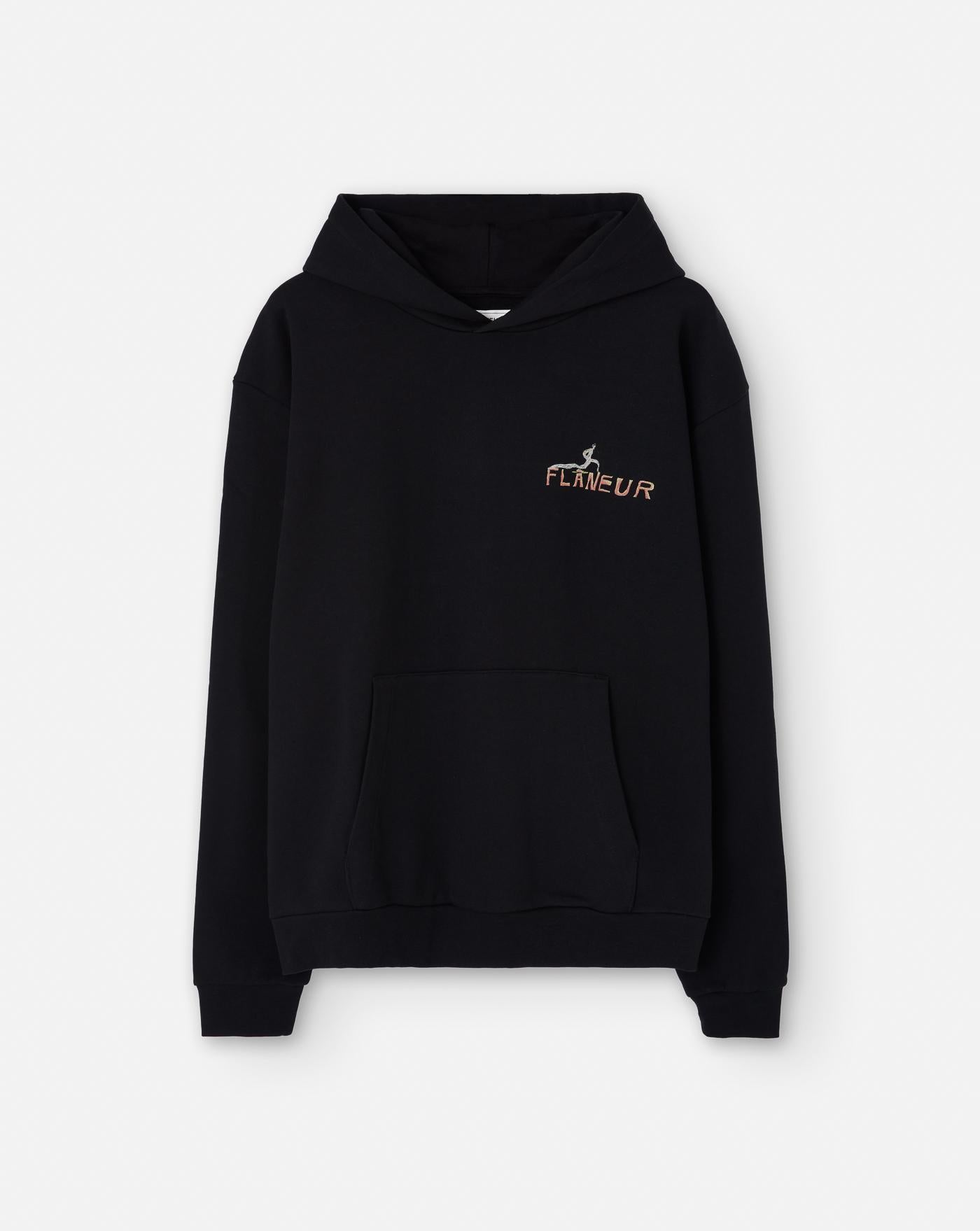 Sudadera Flâneur Passage of Time F15007 BLACK FLANEUR