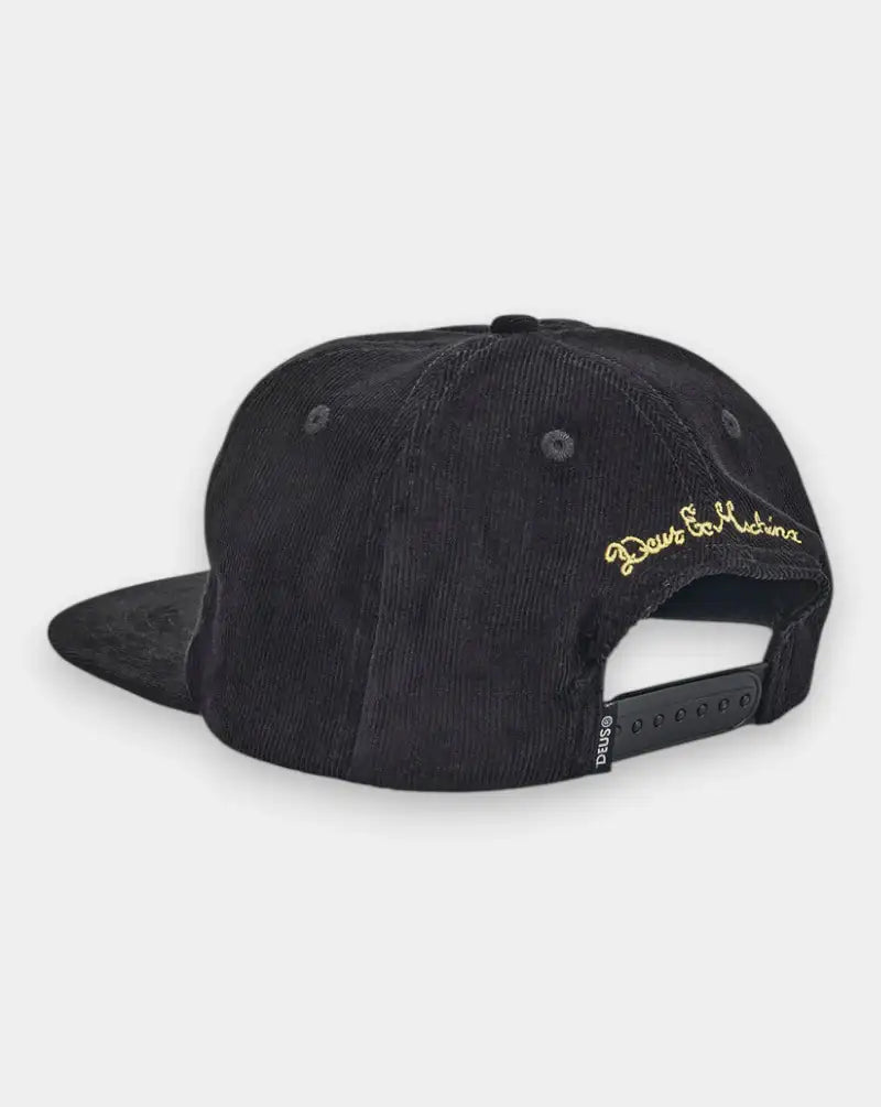 Gorra Deux Ex Machina Shield Cord DMF257249 BLACK DEUS EX MACHINA