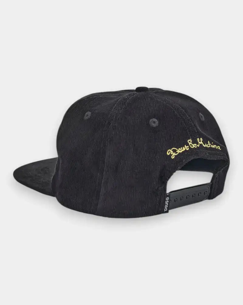 Gorra Deux Ex Machina Shield Cord DMF257249 BLACK DEUS EX MACHINA