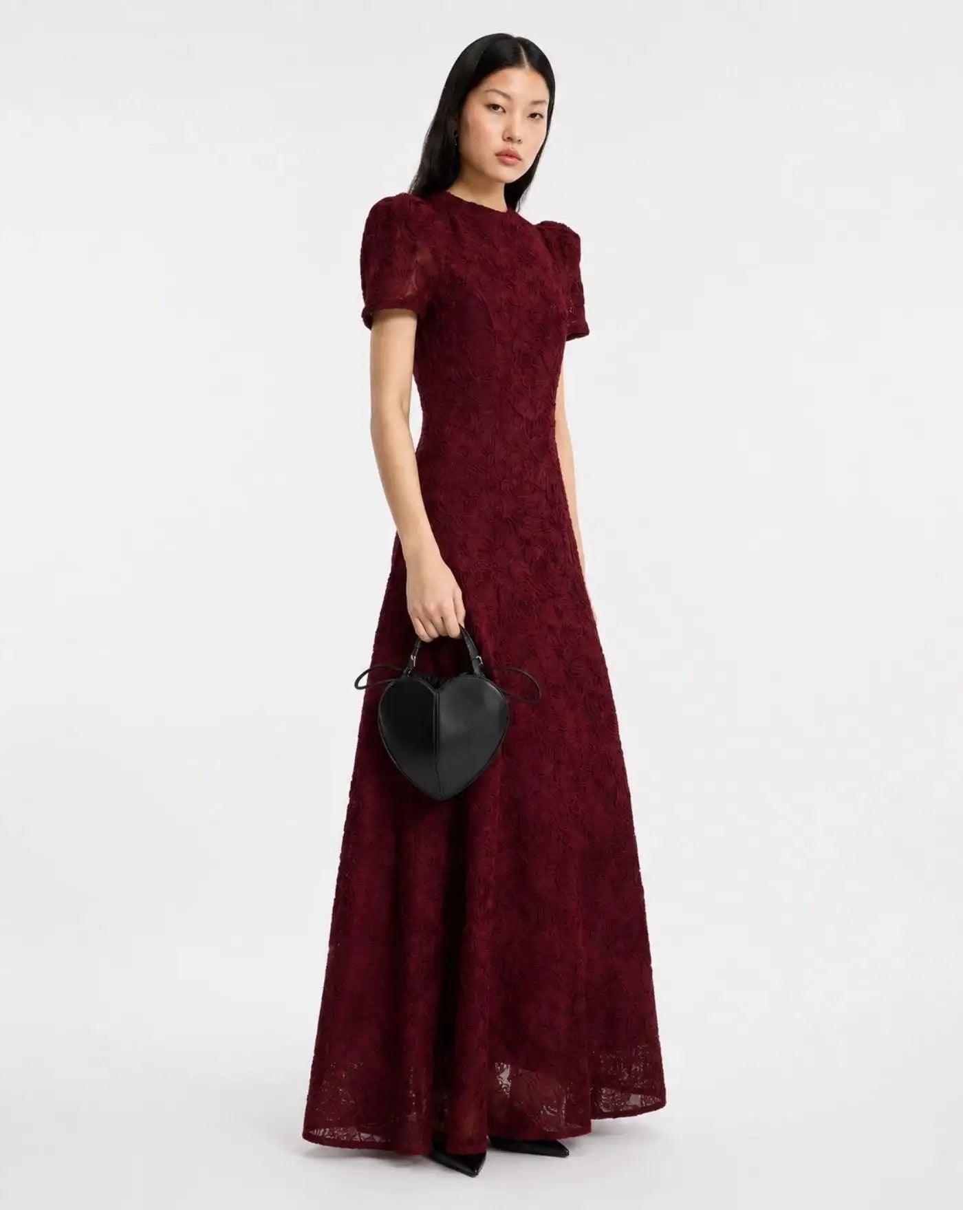 Vestido Rotate Flower Mesh Flared Dress 116272741 741 DECADENT ROTATE