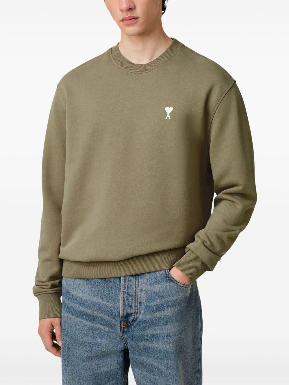 Sudadera Ami Paris Off White Ami de Coeur HSW060 730375 AMI PARIS