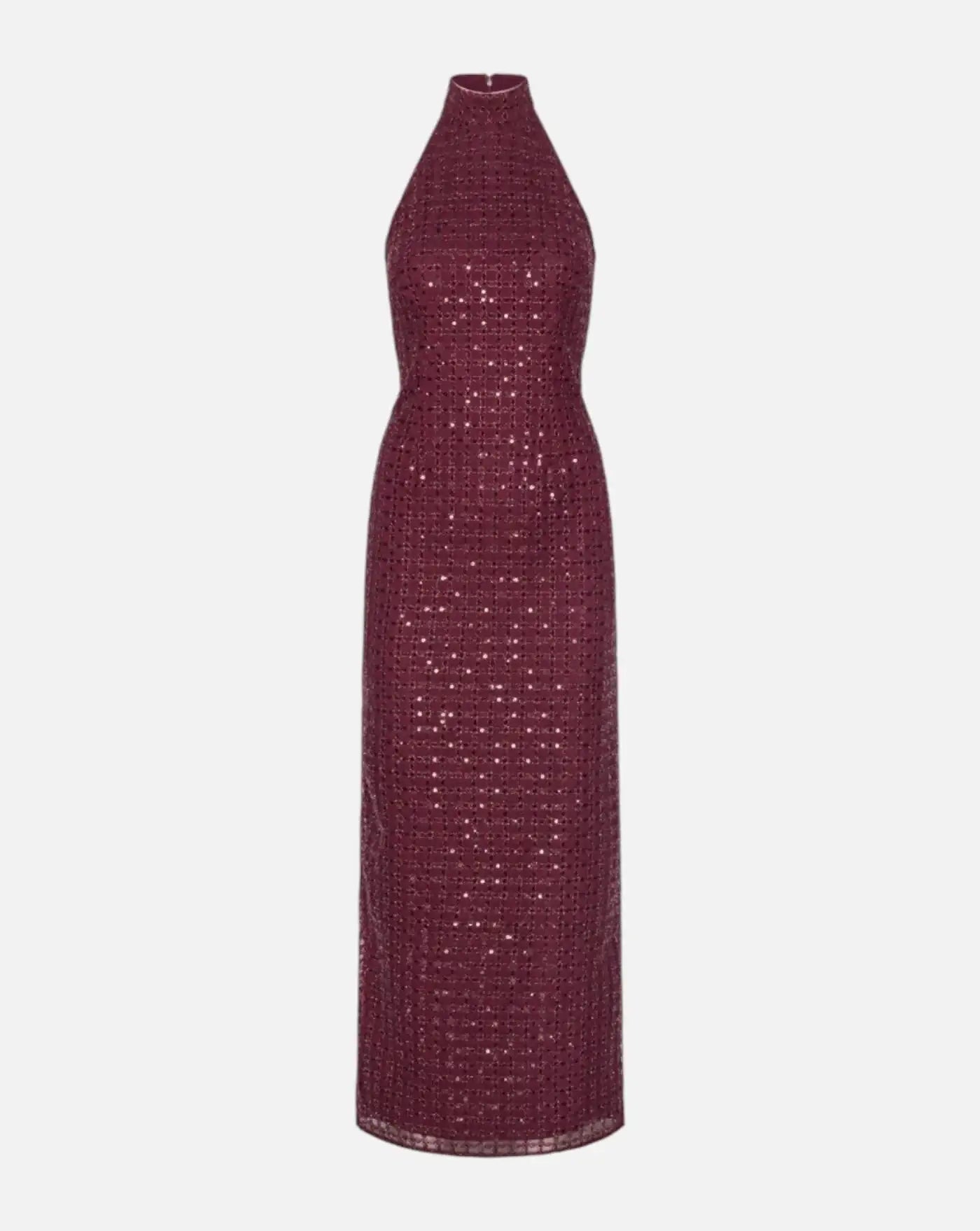 Vestido Rotate Beaded Maxi Dress 1162922734 2734 ROTATE