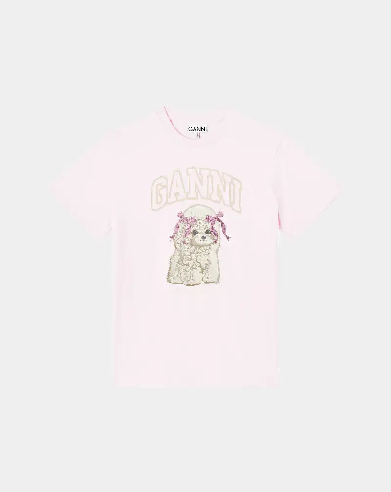 Camiseta Ganni Puppy A1050062 868 GANNI