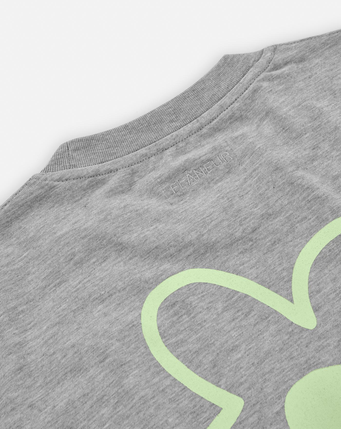 Camiseta Flâneur Blossom F15047 HEATHER GREY FLANEUR