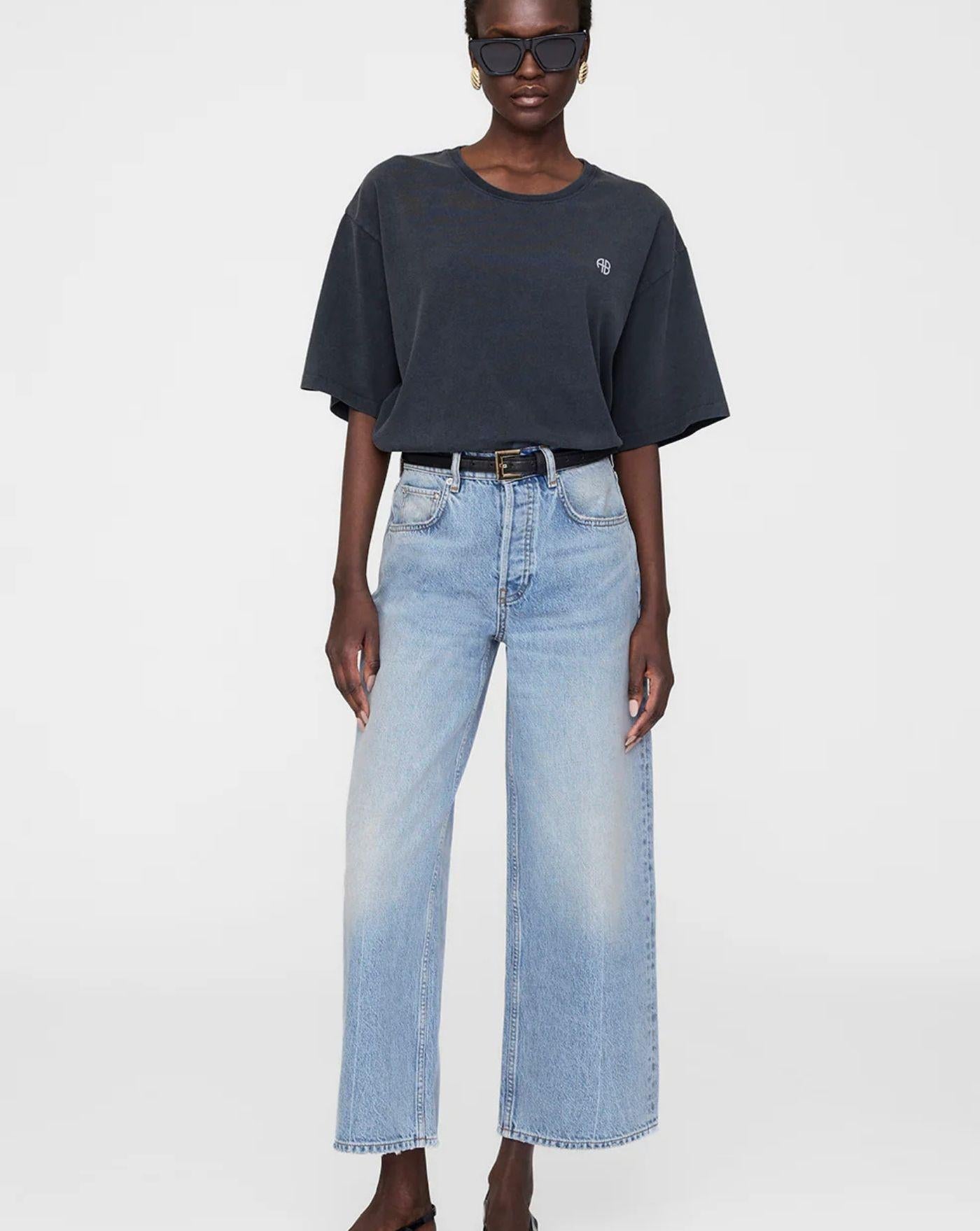 Camiseta Anine Bing Rudy A0811068 WASHED BLACK ANINE BING