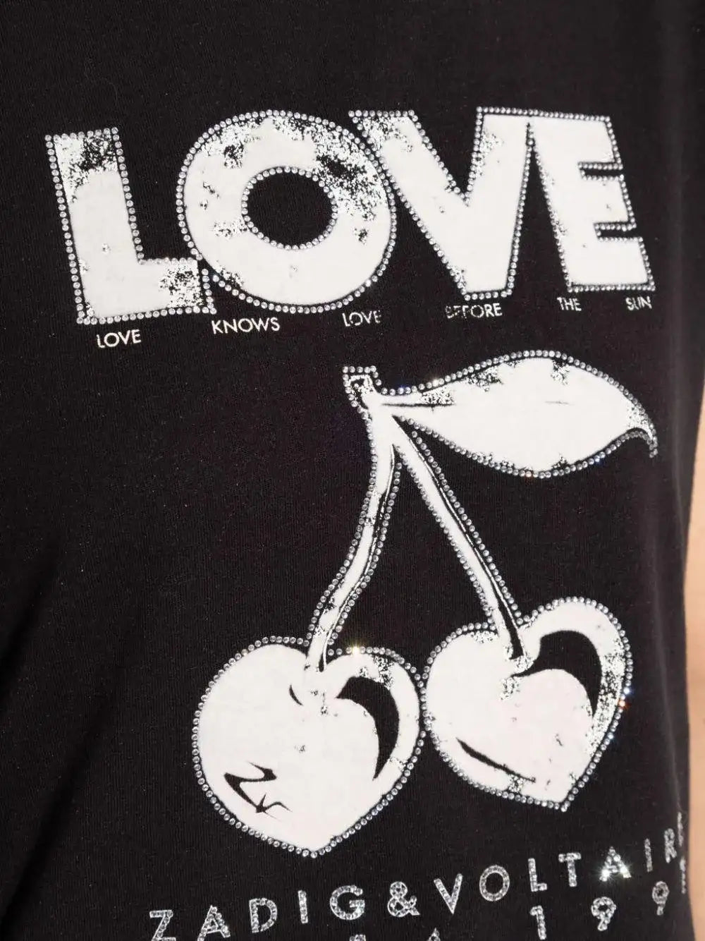 Camiseta Zadig & Voltaire Concert Cherry Love JWTS02684 BLACK ZADIG & VOLTAIRE