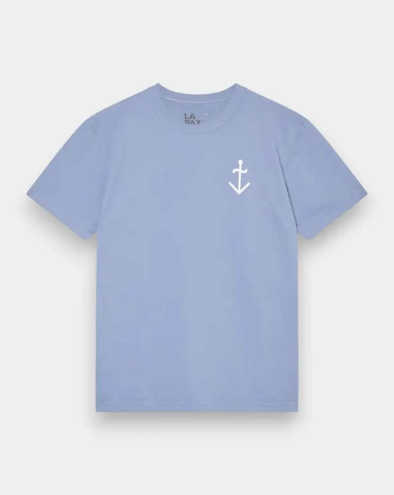 Camiseta La Paz Dantas Logo SS260080220 INDIGO / OFF-WHITE LOGO LA PAZ