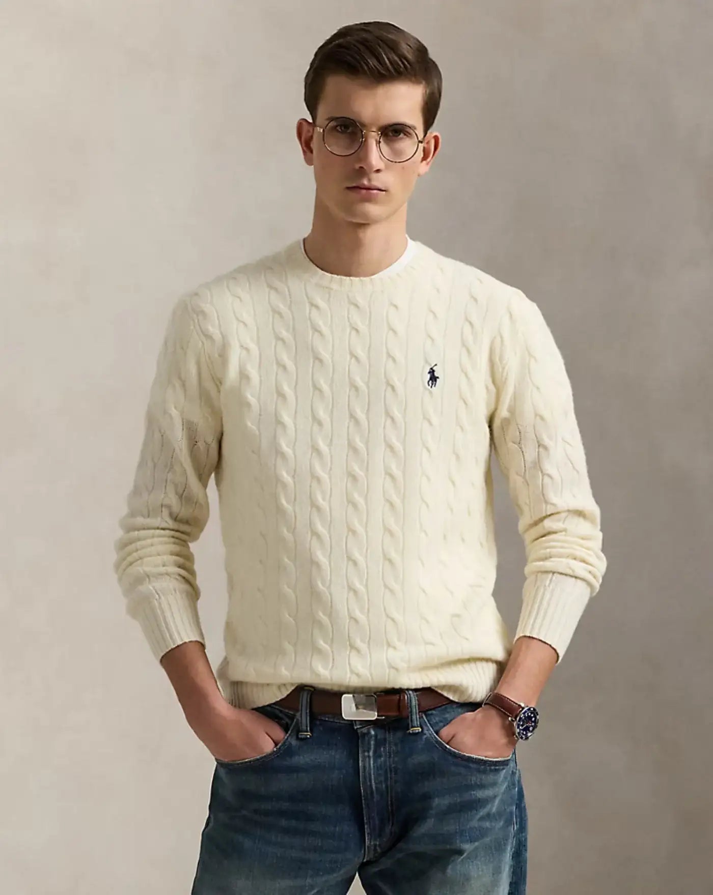 Jersey Polo Ralph Lauren Ochos 710876762010 ANDOVER CREAM POLO RALPH LAUREN