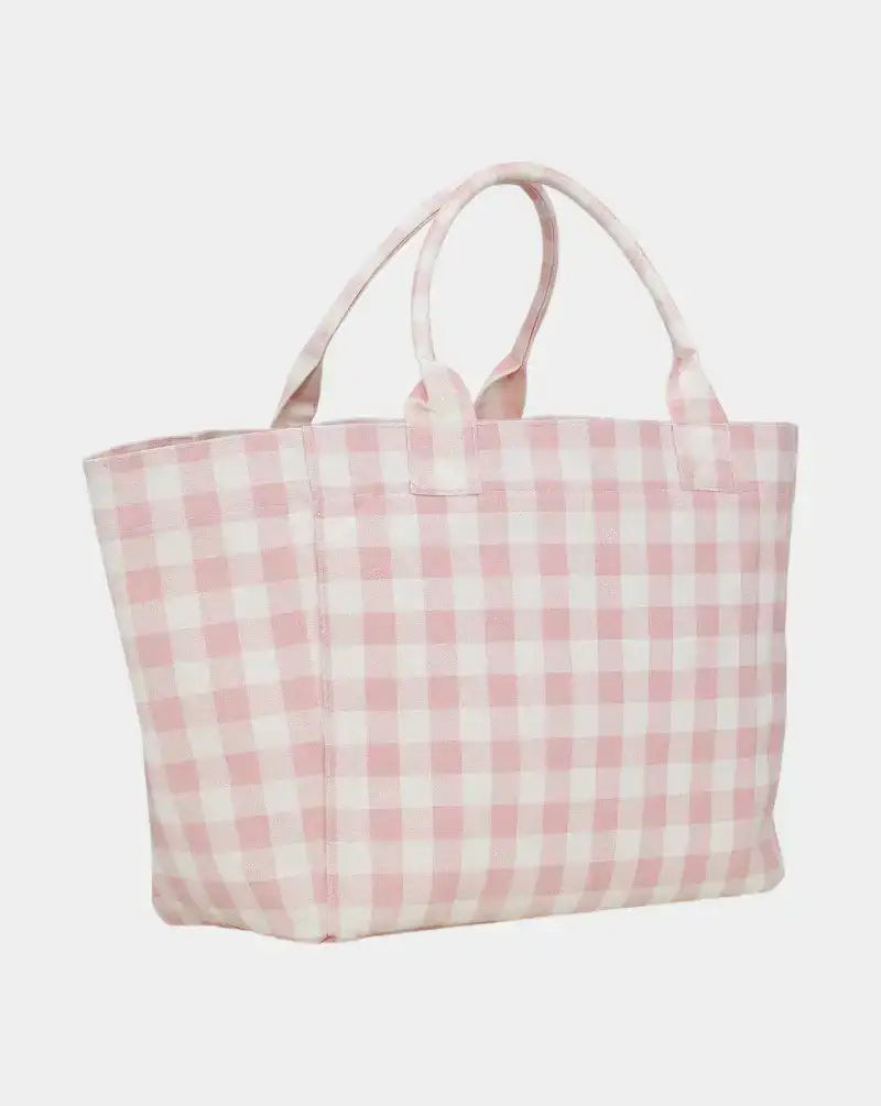 Bolso Ganni Shopper XXL Pocket Vichy A6894 038 GANNI