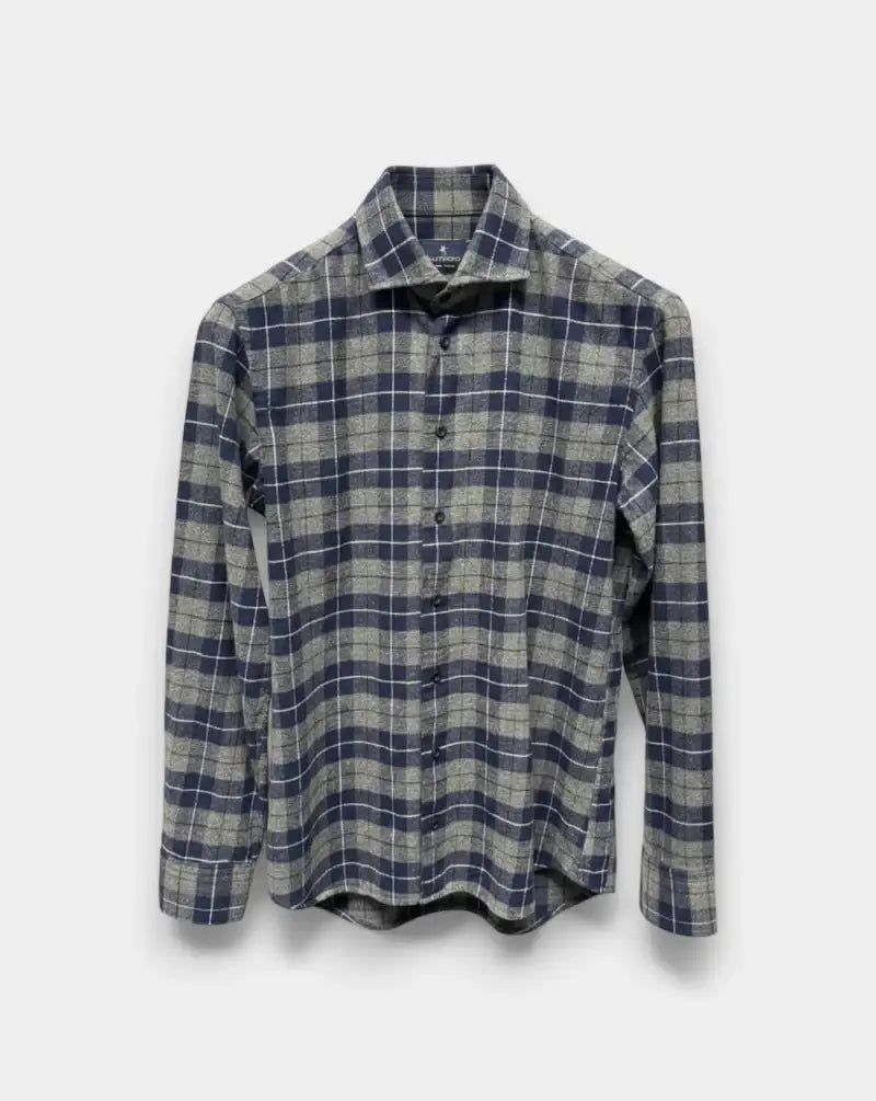 Camisa Bastoncino Cuadros B4458 NAVY/GREY BASTONCINO