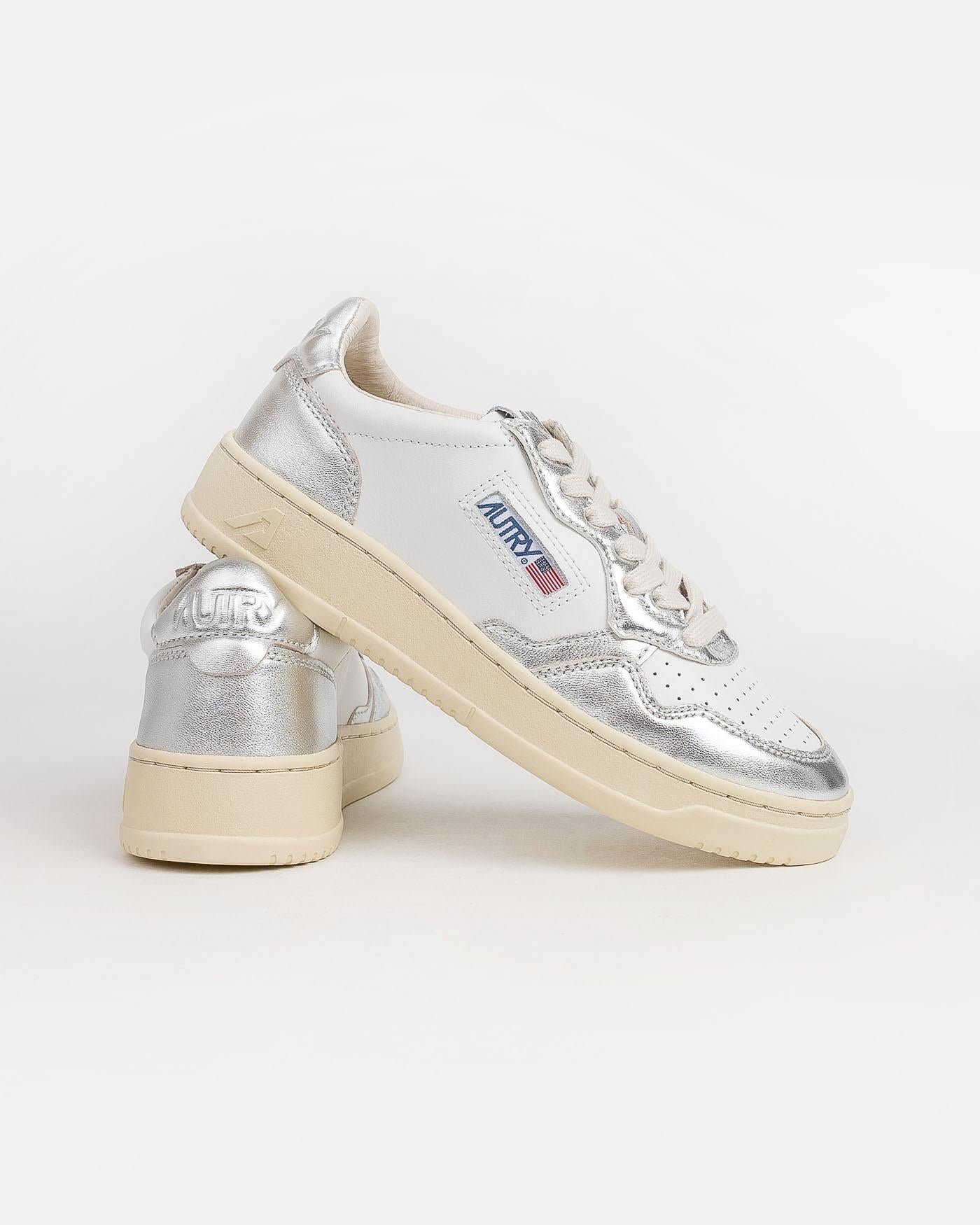 Zapatillas Autry Aulw WB18 AULW WB18 WHITE/SILVER AUTRY