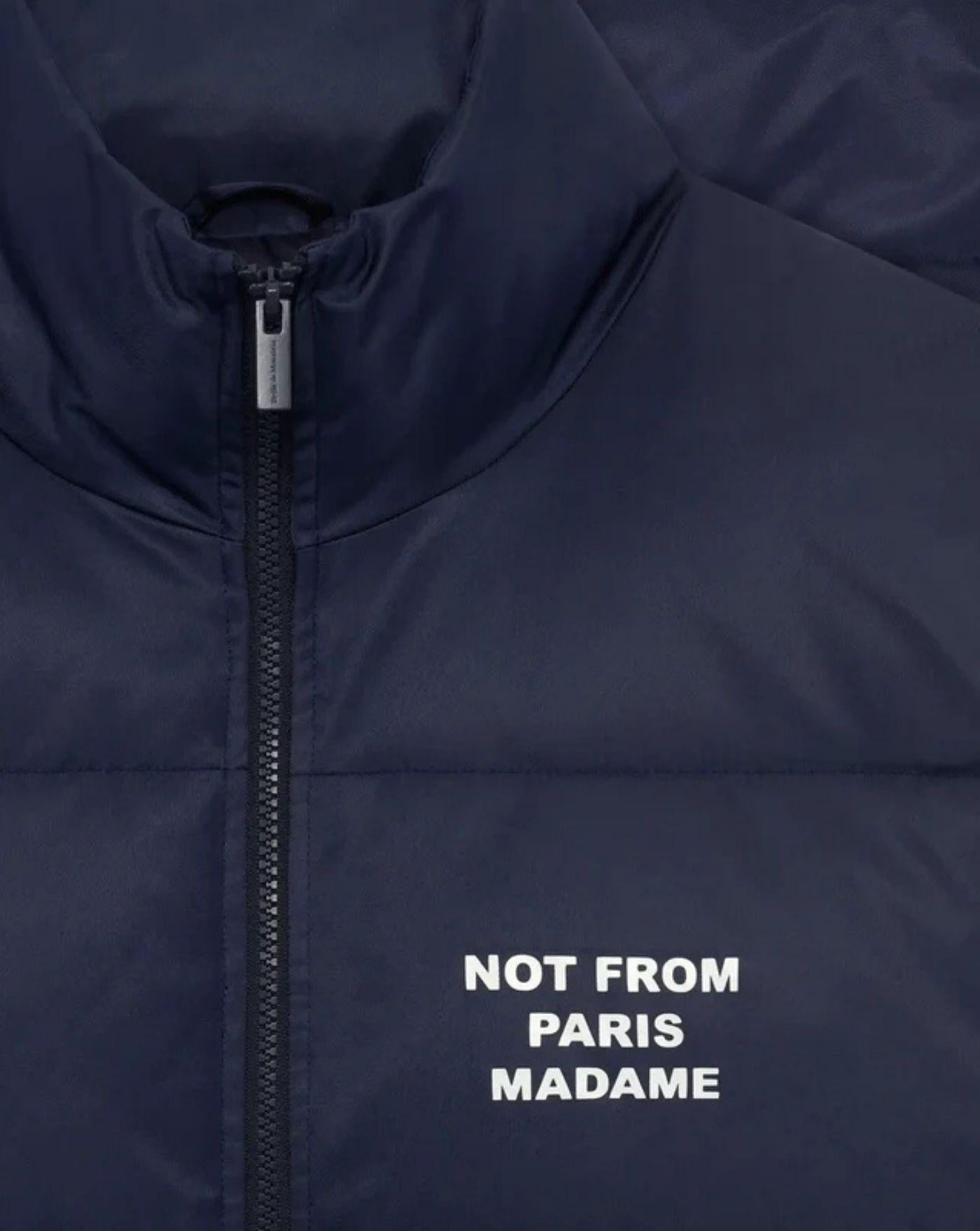 Chaleco Drole de Monsieur Slogan Sleeveless Down Vest CT153 PA031 NY DROLE DE MONSIEUR