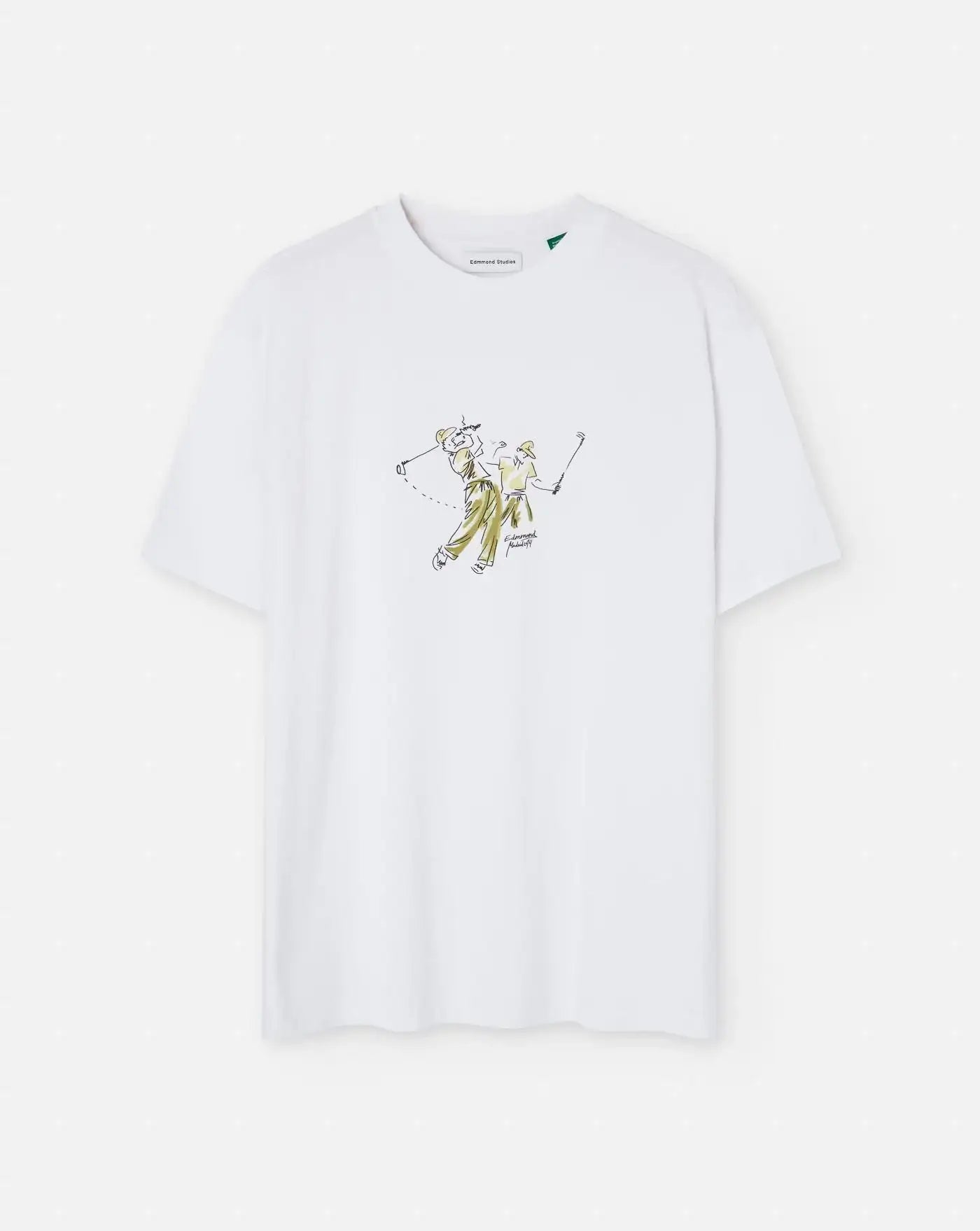 Camiseta Edmmond Swing 1253007000 PLAIN WHITE EDMMOND