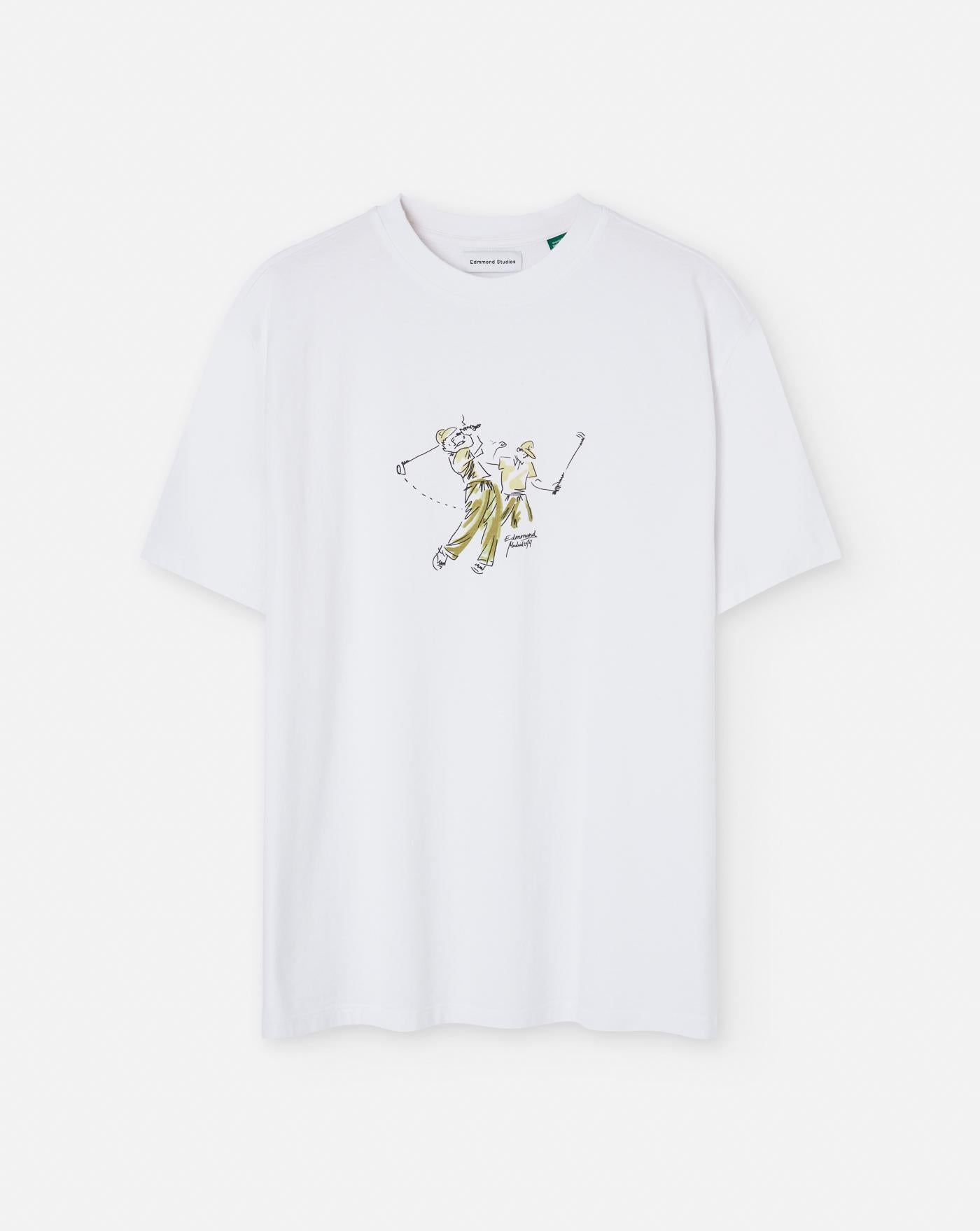 Camiseta Edmmond Swing 1253007000 PLAIN WHITE EDMMOND