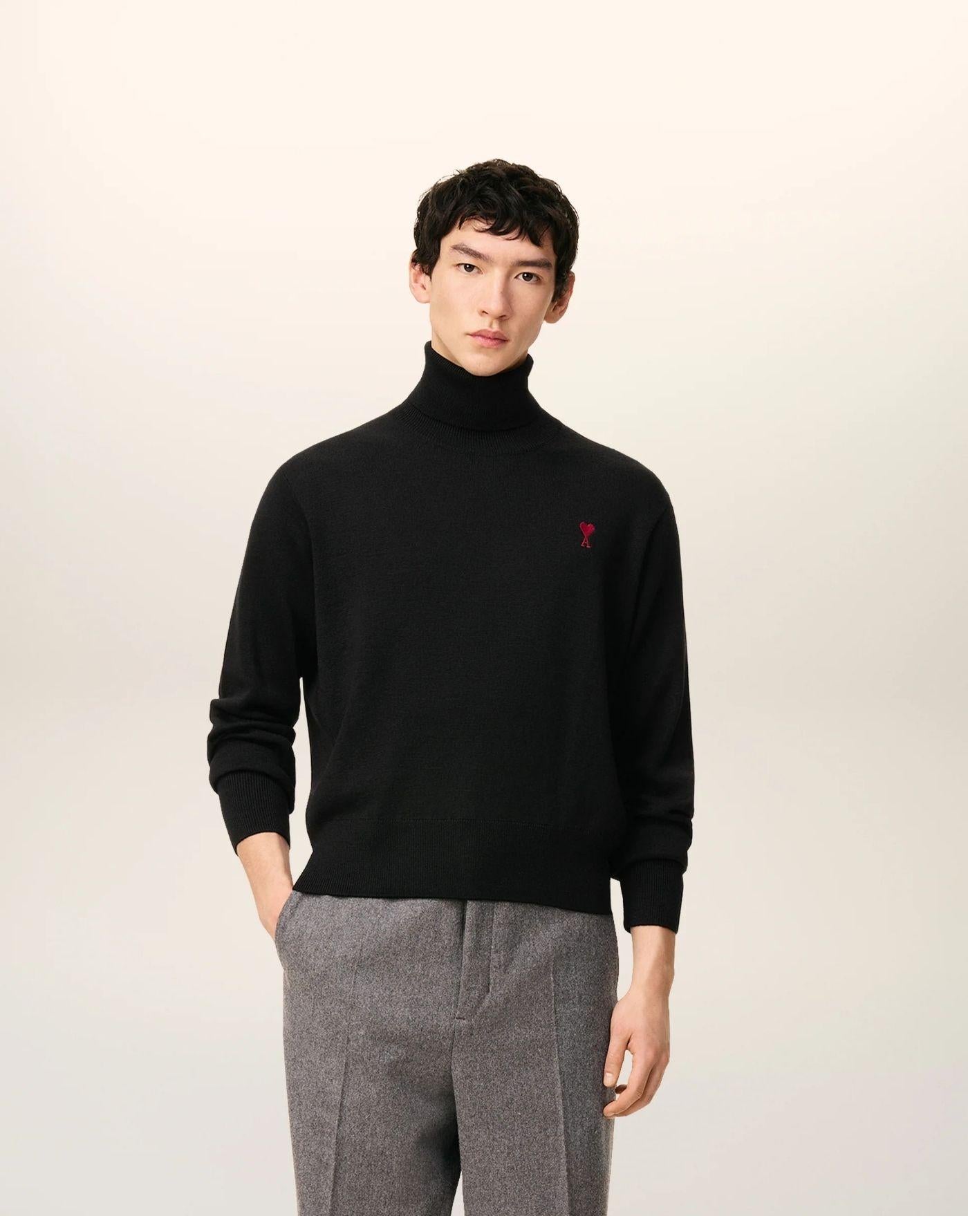 Jersey Ami Paris Ami de Coeur HKS827001 009 AMI PARIS