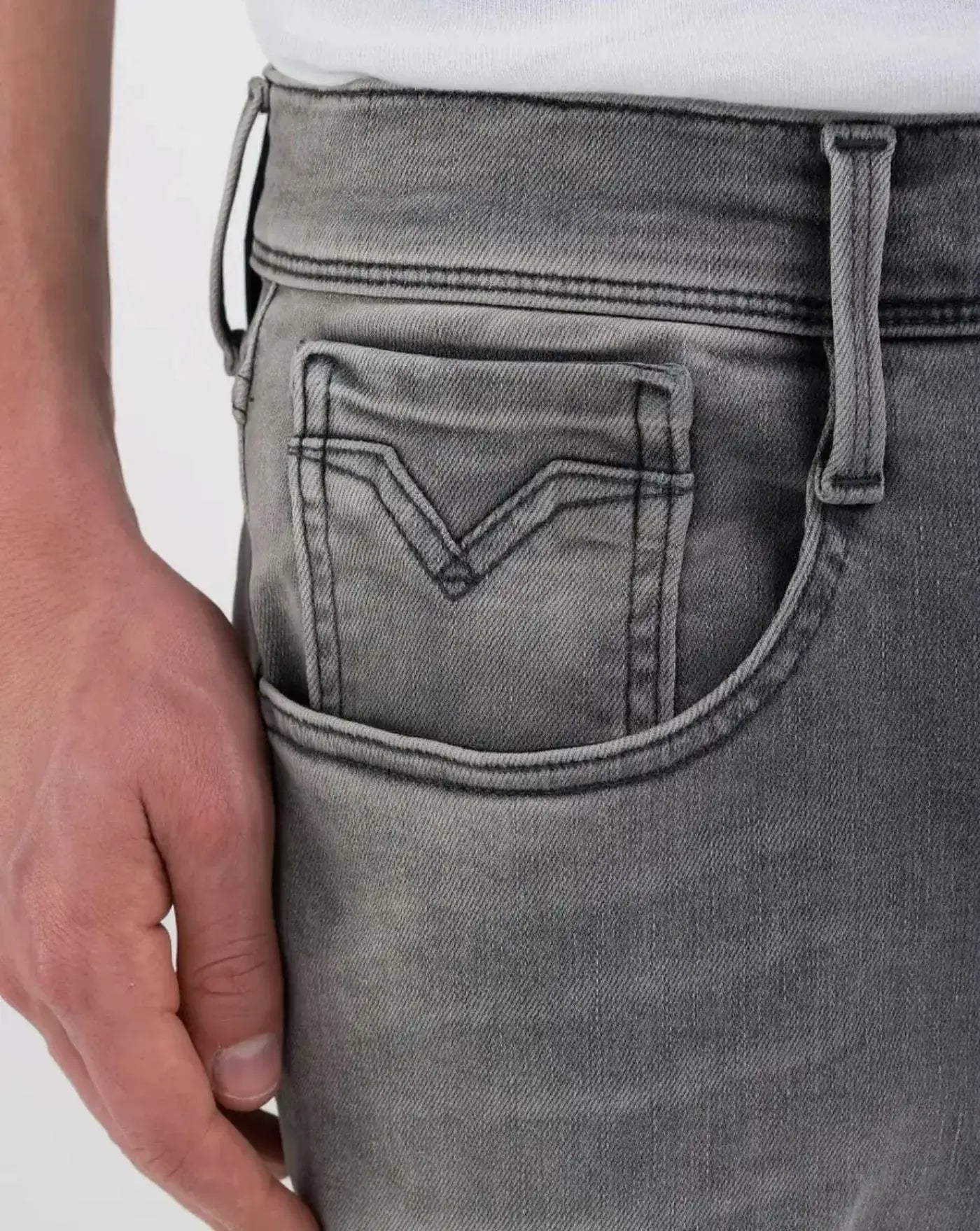 Denim Replay Anbass Hyperflex M914032E66107B 096 REPLAY