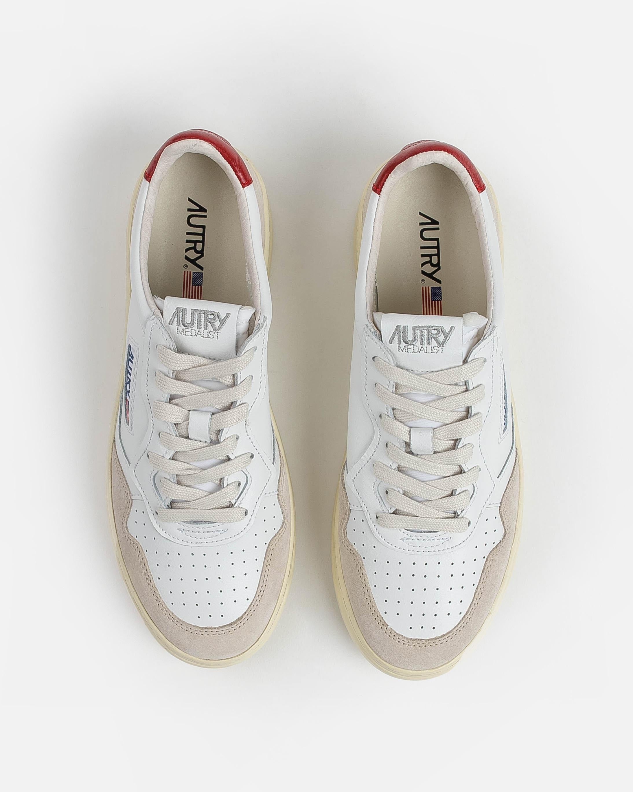 Zapatillas Autry AULM LS43 AULM LS43 WHT/RED AUTRY