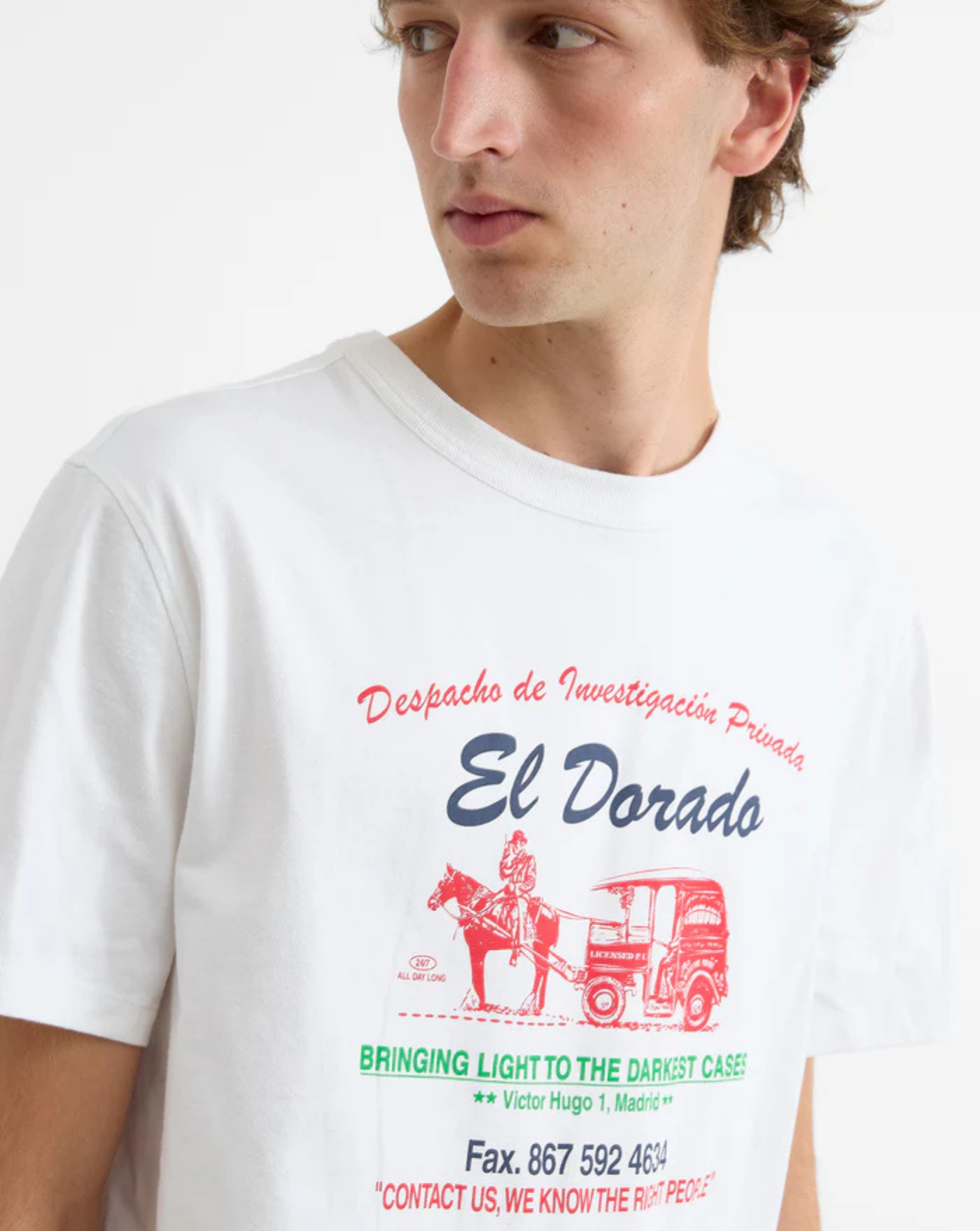 Camiseta Edmmond El Dorado 3253019000 PLAIN WHITE EDMMOND
