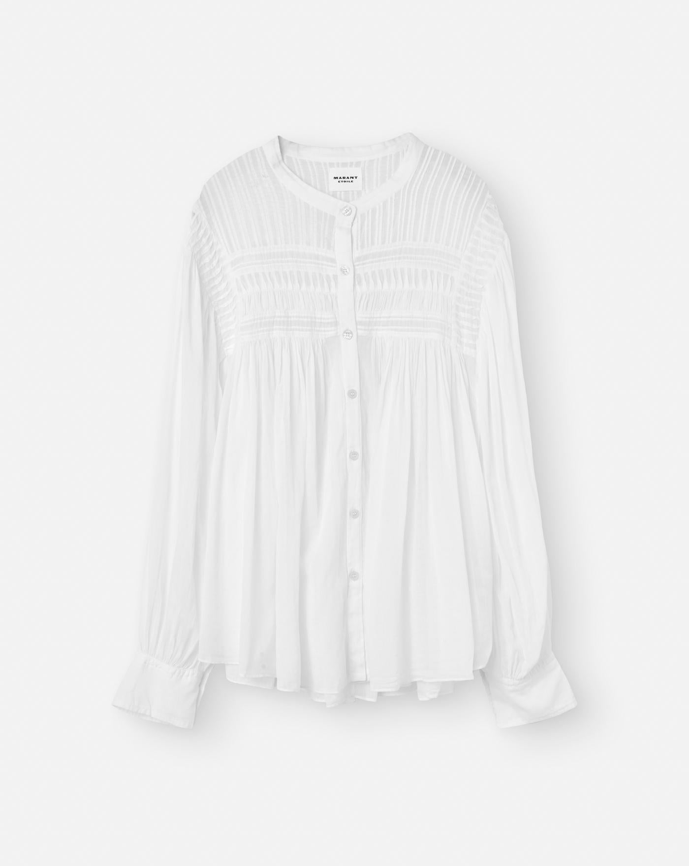 Camisa Isabel Marant Plalia HT0002FCB3J04E 20WH ISABEL MARANT