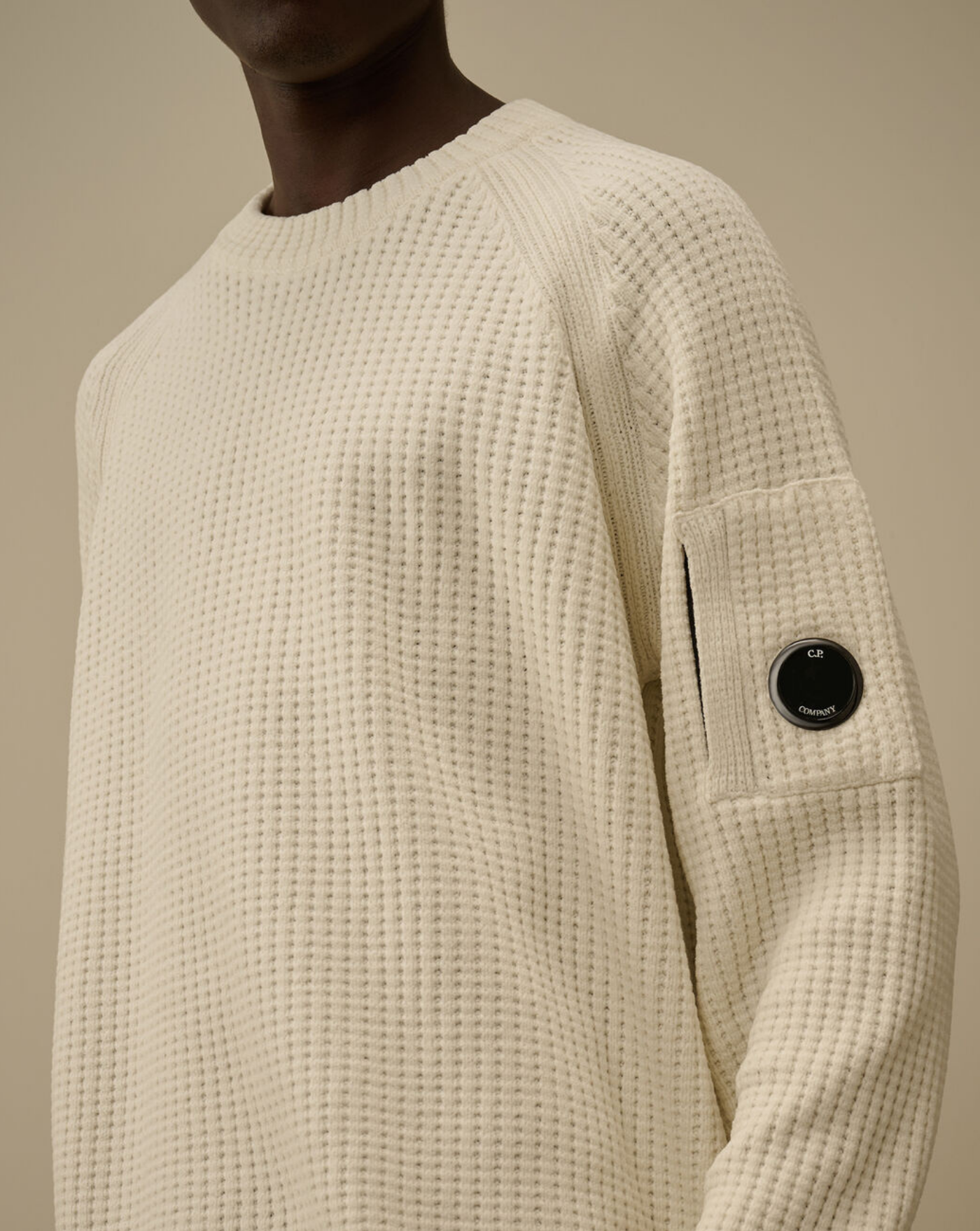 Jersey C.P. Company Chenilla Cotton 19CMKN023A005558G 103 C.P. COMPANY