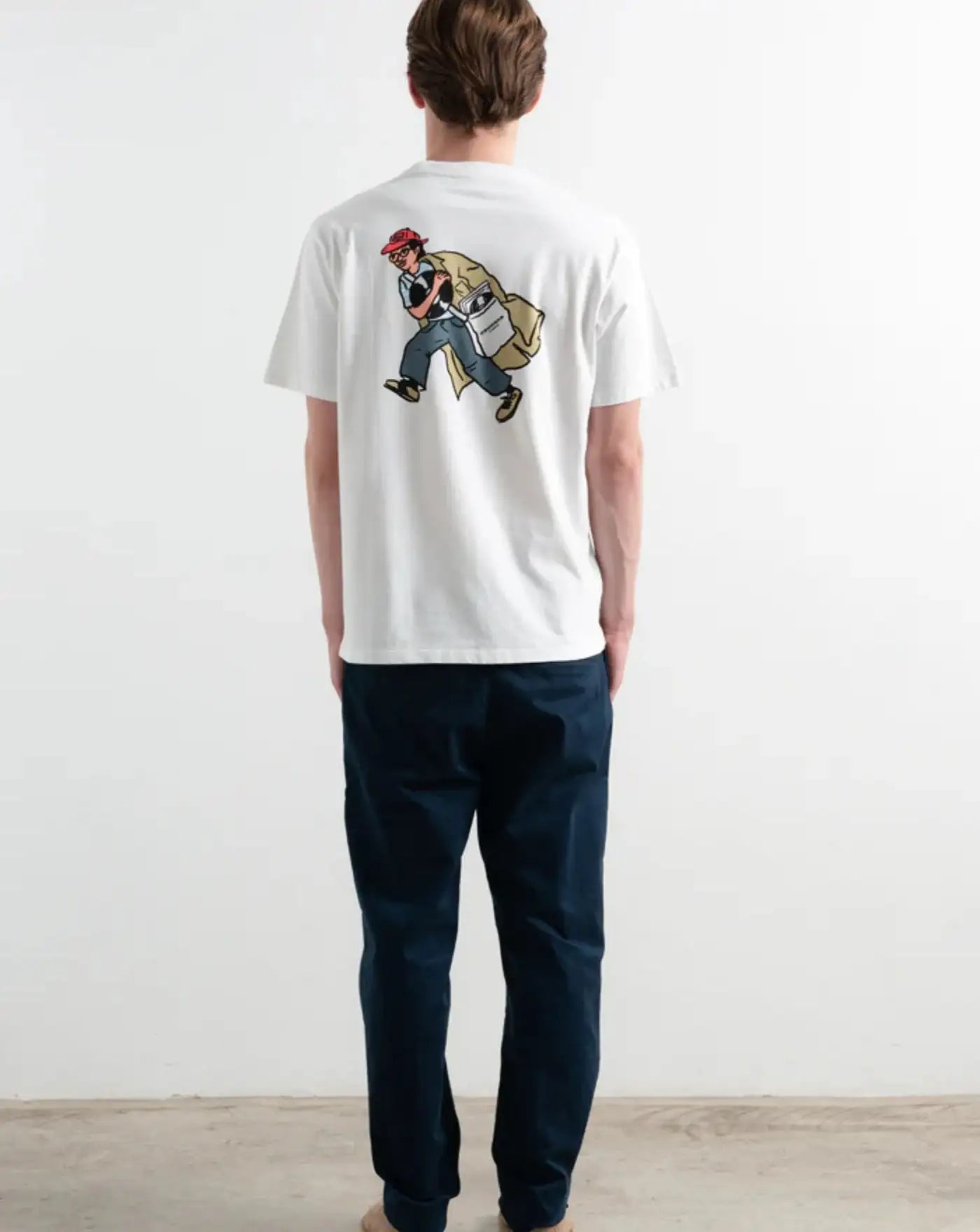 Camiseta Edmmond Melomaniac MELOMANIAC PLAIN WHITEWHITE EDMMOND
