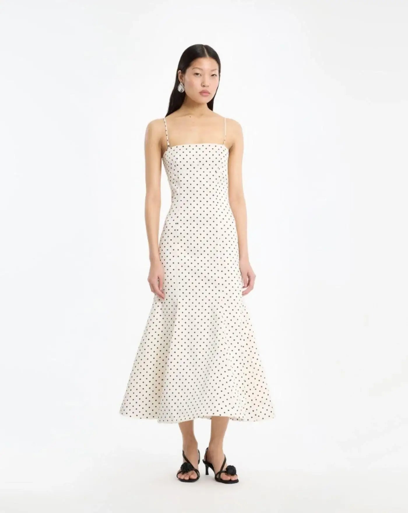 Vestido Rotate Polka Dot Midi Dress 116524803 803 DOT AOP ROTATE
