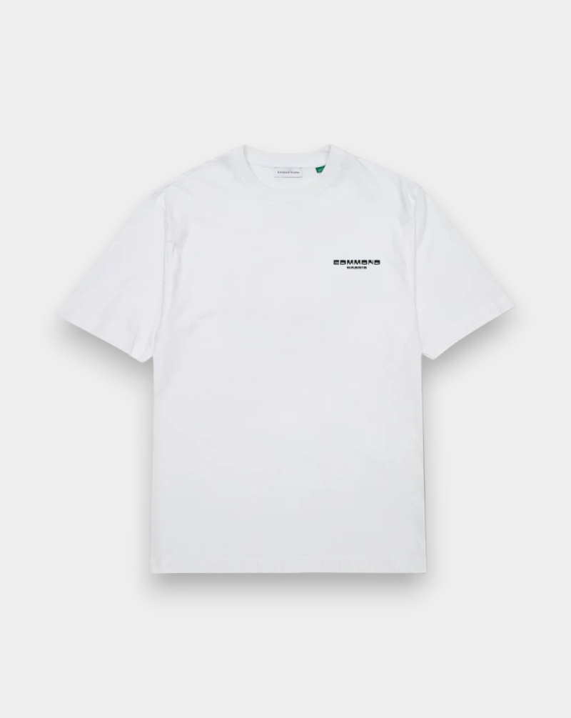 Camiseta Edmmond Melomaniac MELOMANIAC PLAIN WHITEWHITE EDMMOND