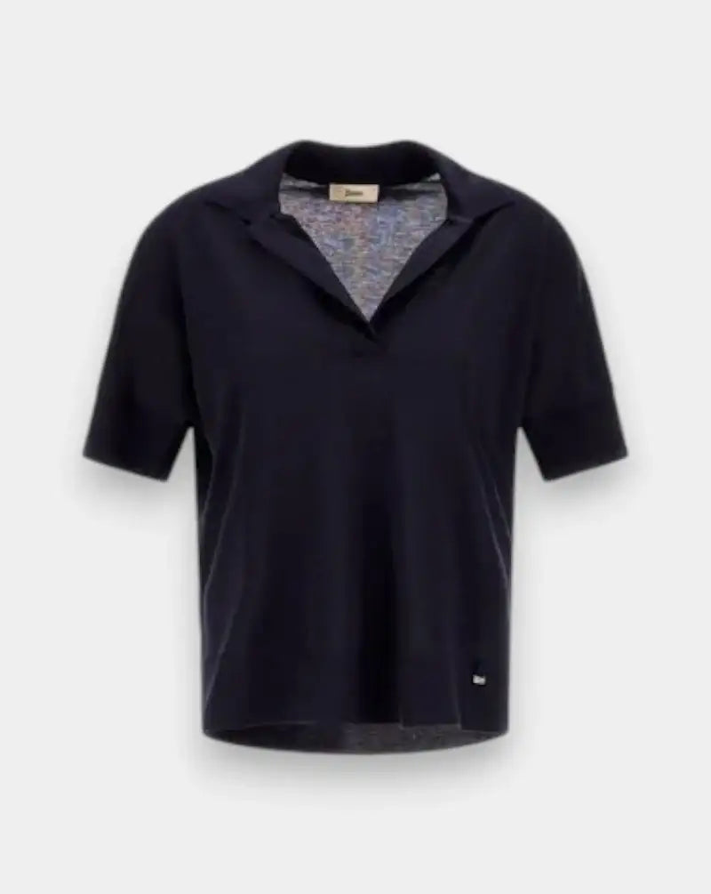 Polo Herno Glam Knit Effect JPL00113D 520569200 HERNO