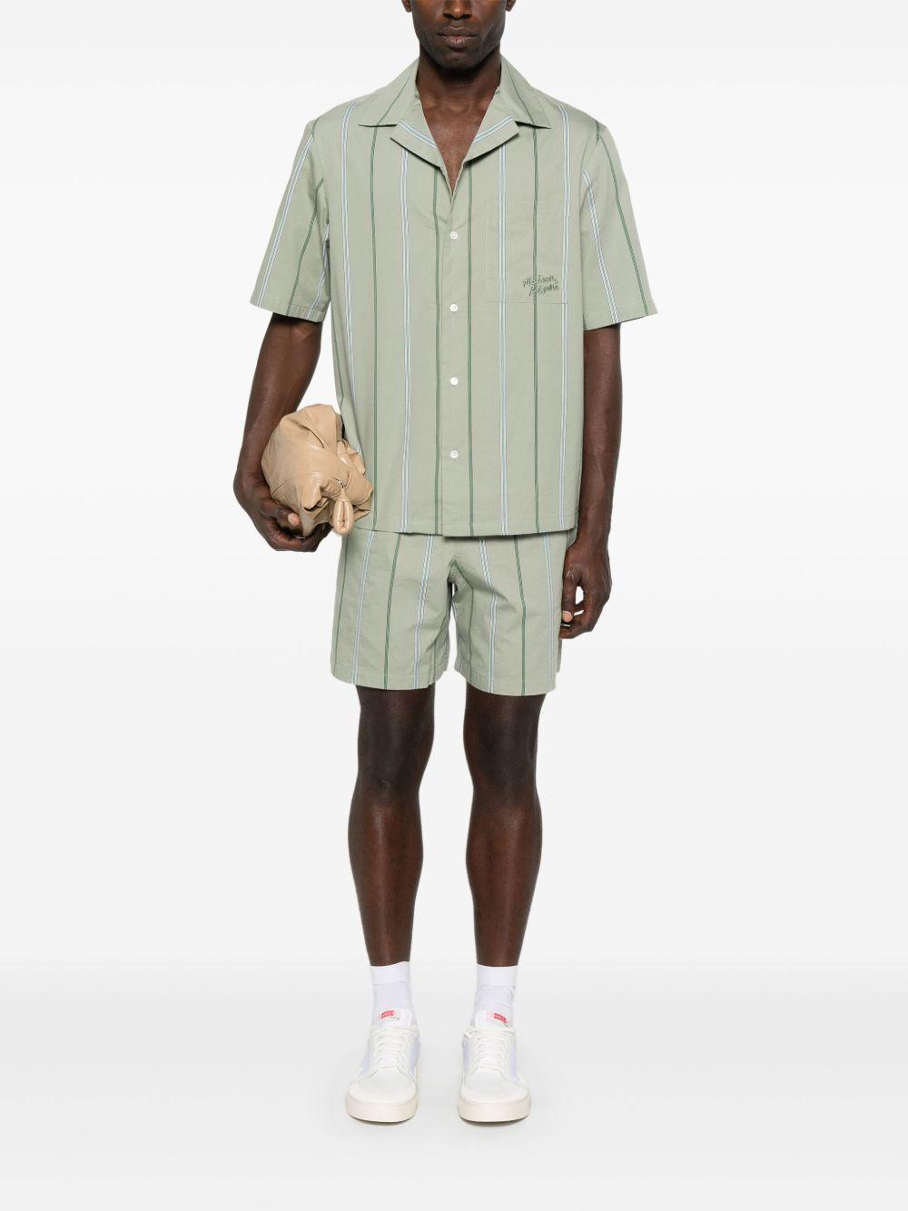 Camisa Maison Kitsuné Resort OM00421WC5029 0078 MAISON KITSUNE