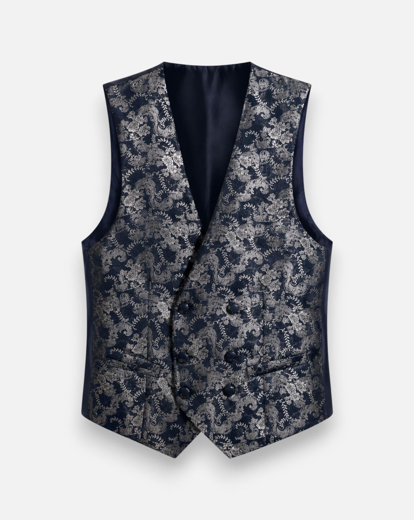 Chaleco Ramon Sanjurjo Estampado 01-3633-1795-30 BLUE RAMON SANJURJO