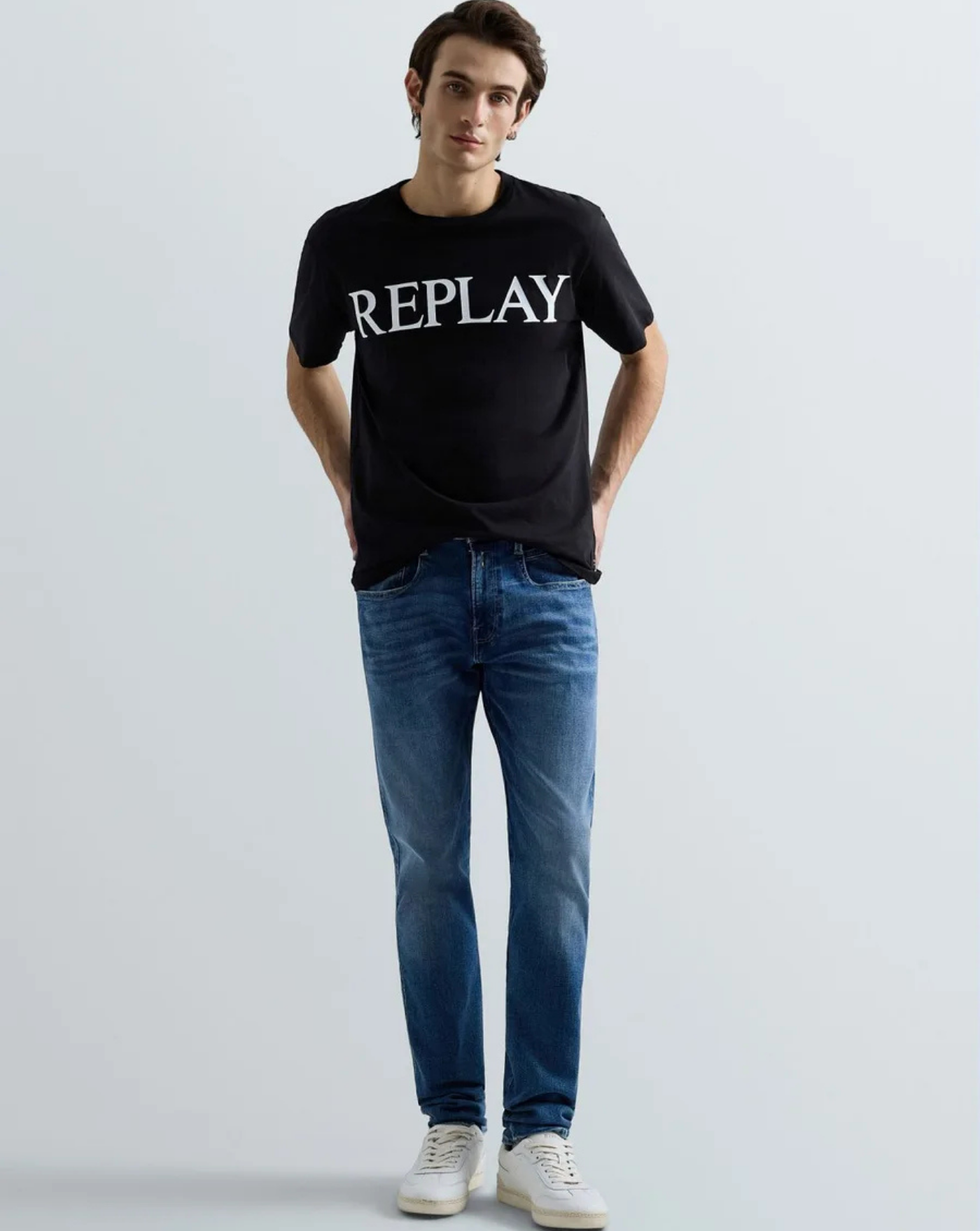 Denim Replay Anbass Hyperflex M914Y032661990 009 REPLAY