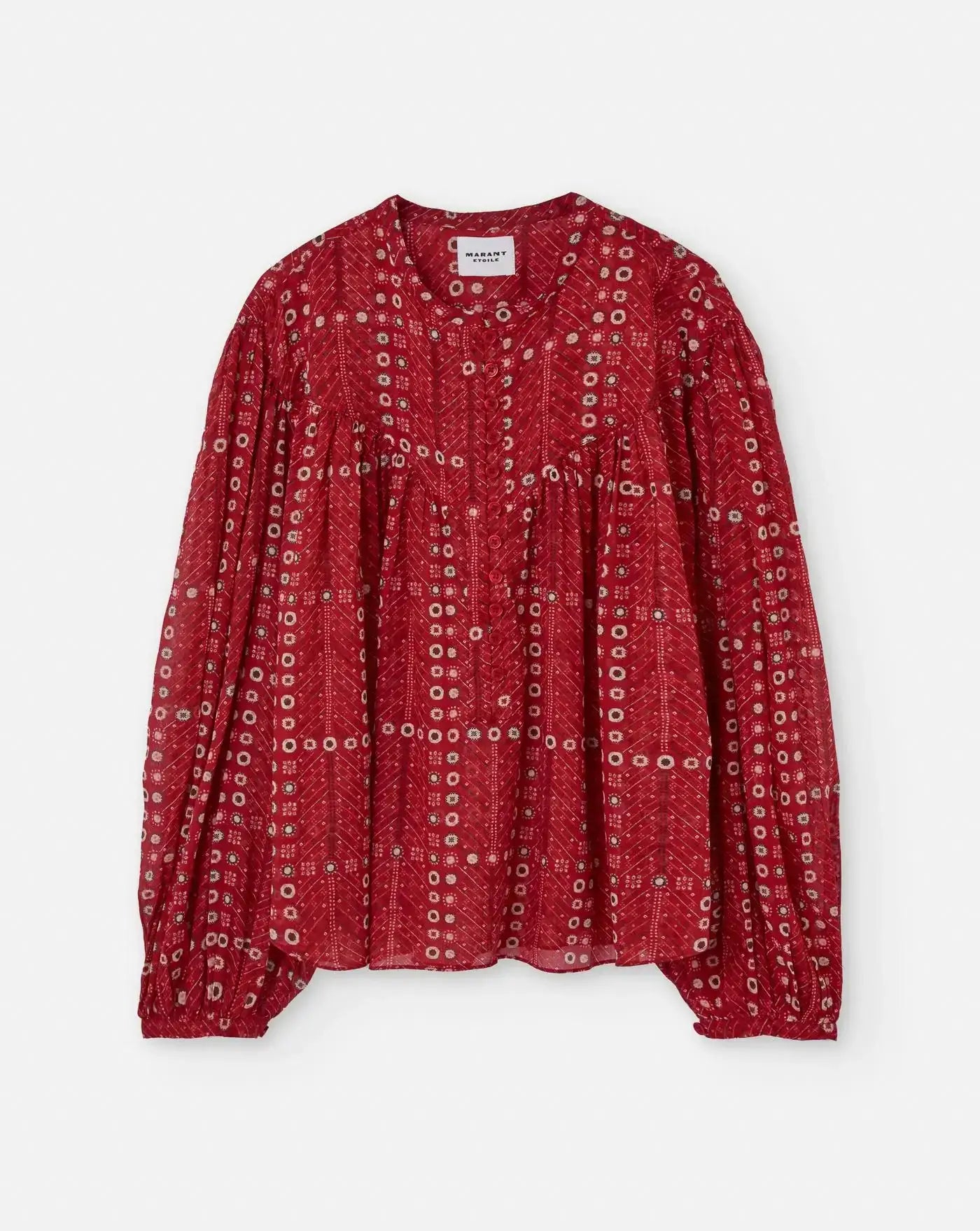 Camisa Isabel Marant Salika HT0022FAC1J19E 70RD ISABEL MARANT