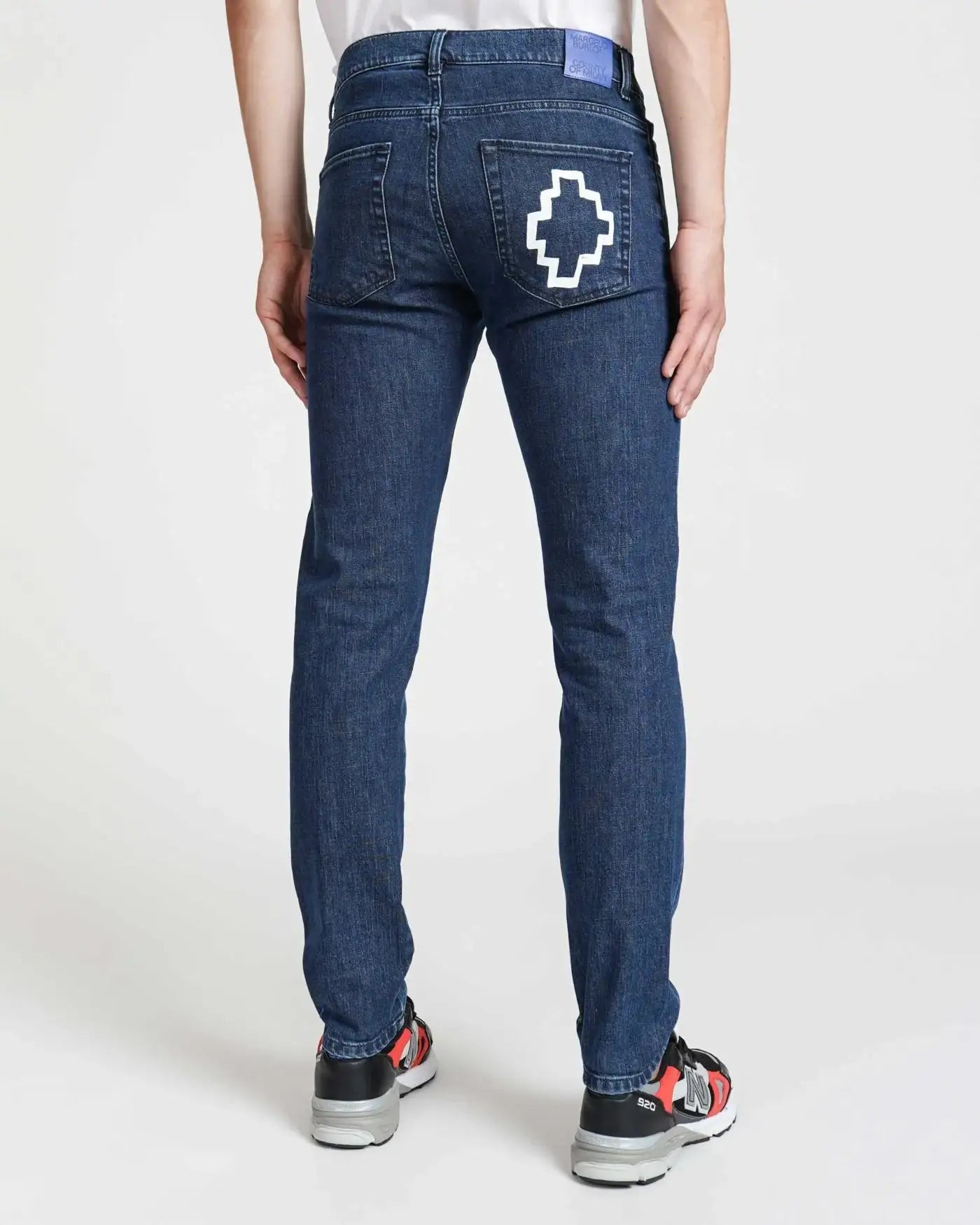 Denim Marcelo Burlon Wings CMYA028F21DEN004 4901 89 MARCELO BURLON