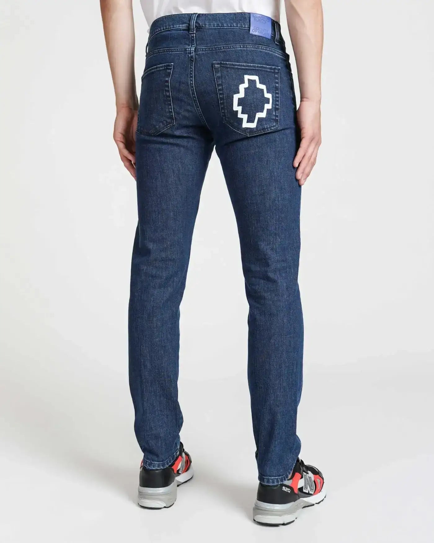 Denim Marcelo Burlon Wings CMYA028F21DEN004 4901 89 MARCELO BURLON