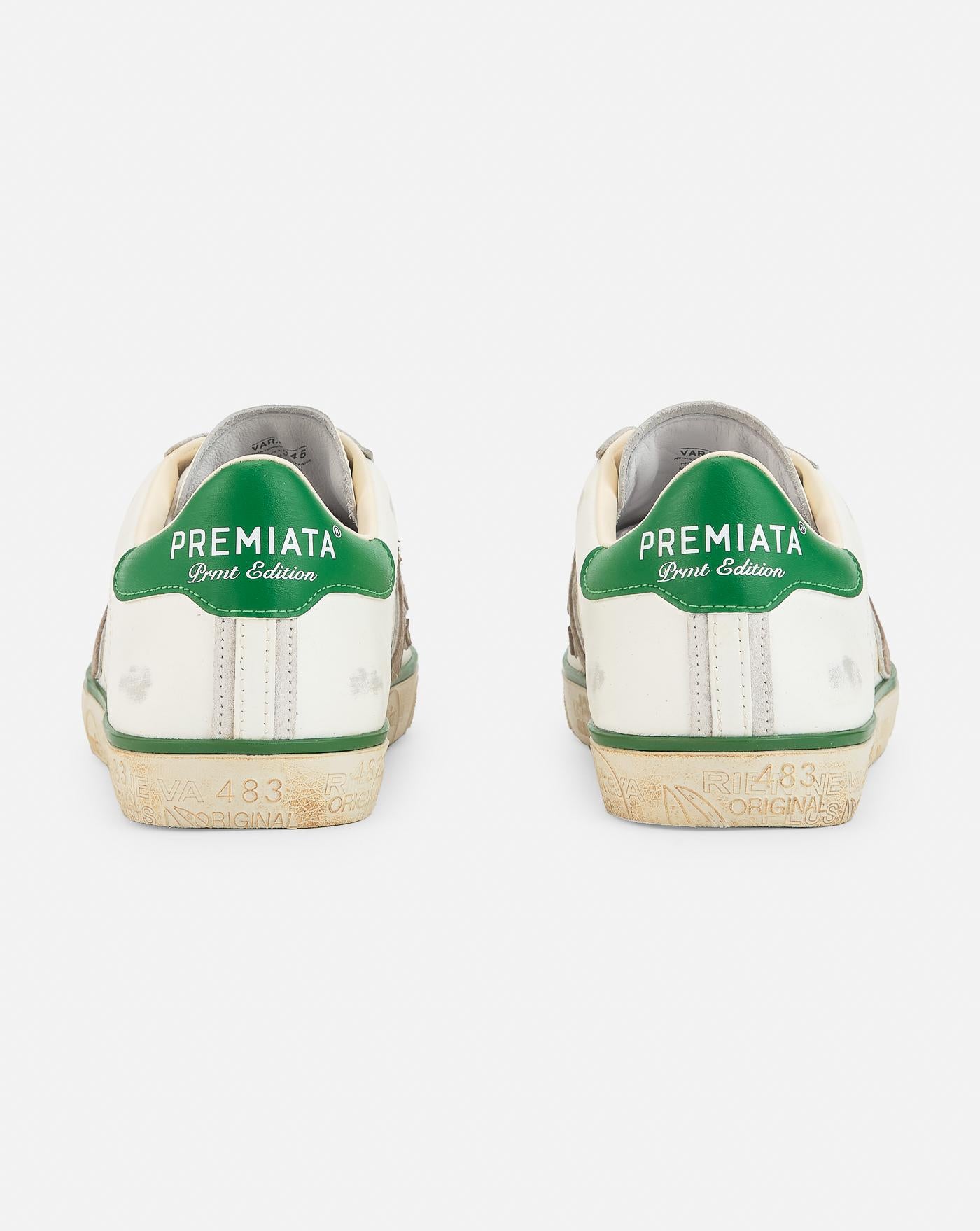 Zapatillas Premiata Steven Var 6645 STEVEN VAR 6645 WHITE/GREEN PREMIATA