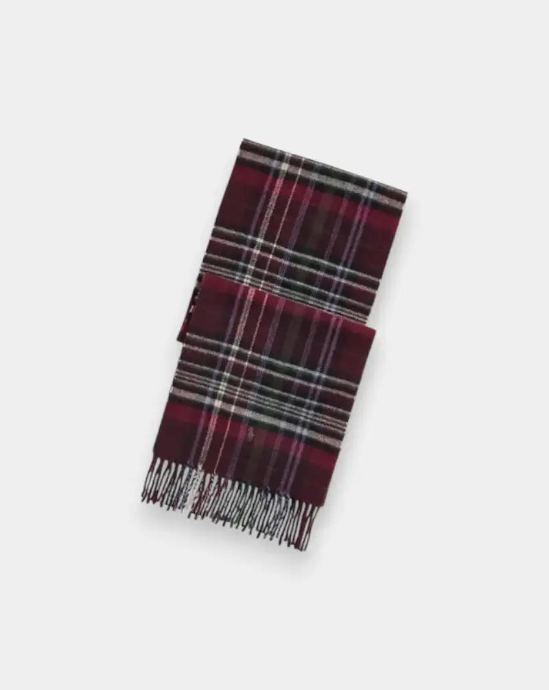Bufanda Polo Ralph Lauren Cuadros 449959354011 WINE MULTI POLO RALPH LAUREN
