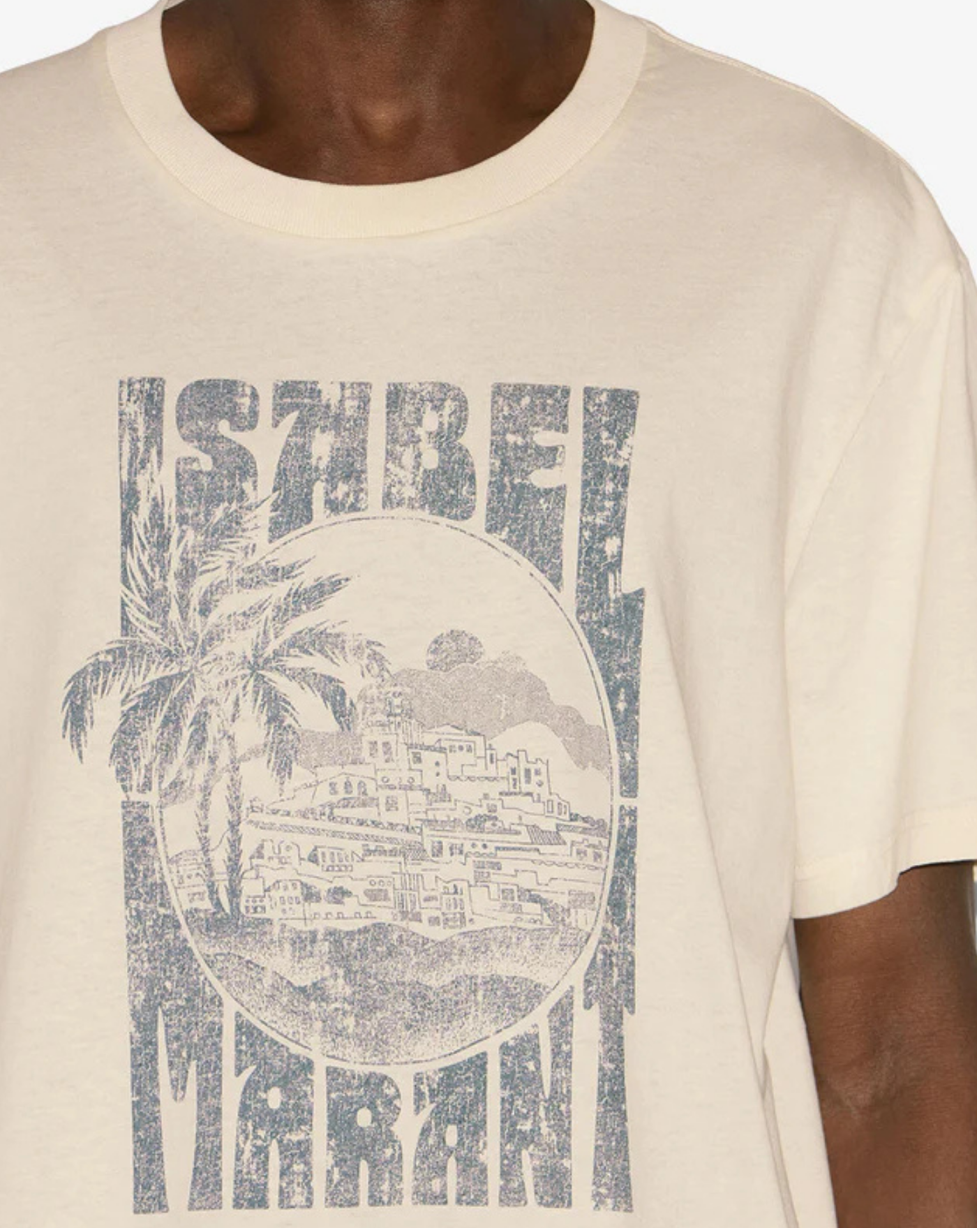 Camiseta Isabel Marant Honore TS0052HB C3N09H 23EC ISABEL MARANT