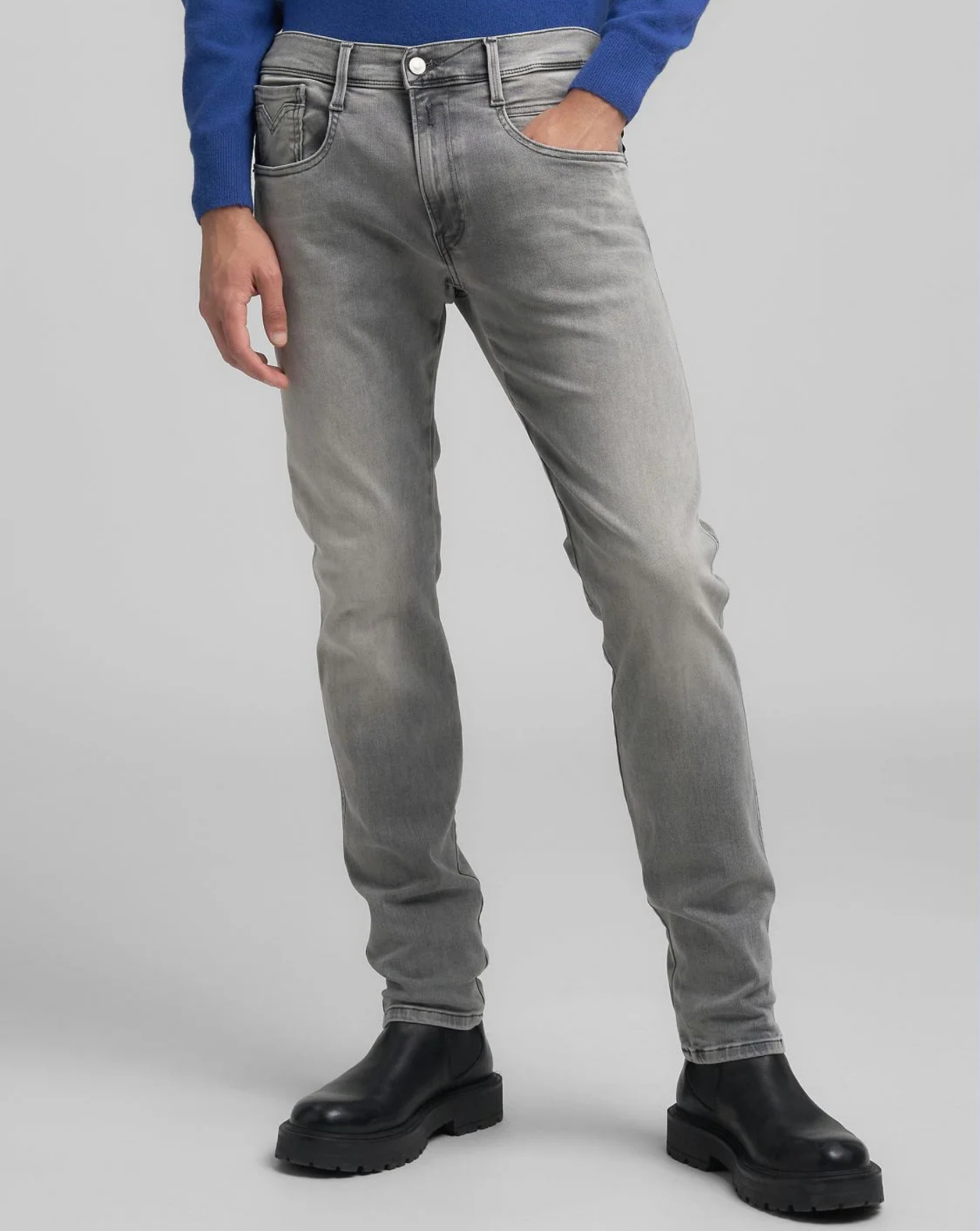 Denim Replay Hyperflex Anbass M914E03266107B 096 REPLAY