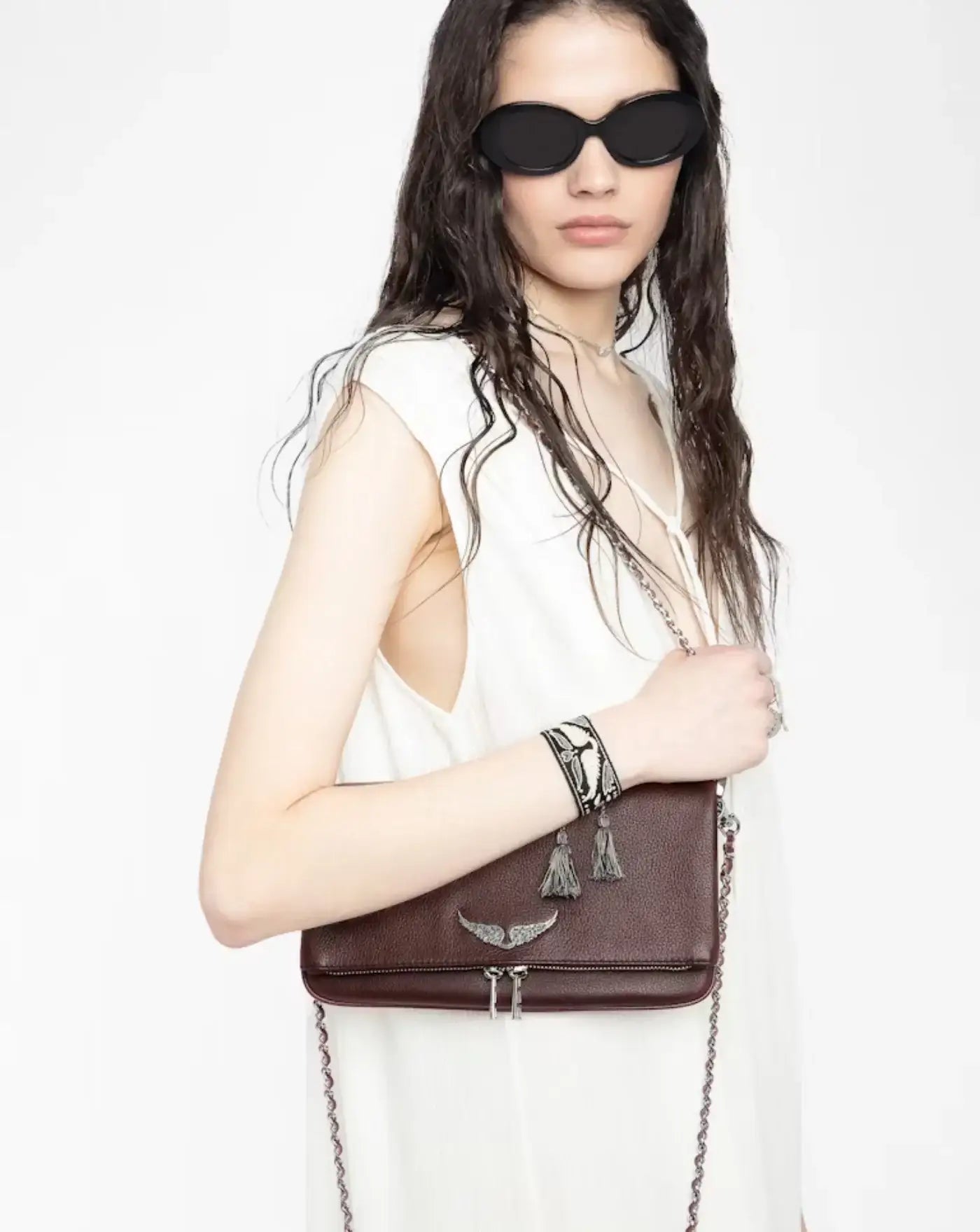 Bolso Zadig & Voltaire Rock Grained Leather LWBA00001 FIERCE 608 ZADIG & VOLTAIRE