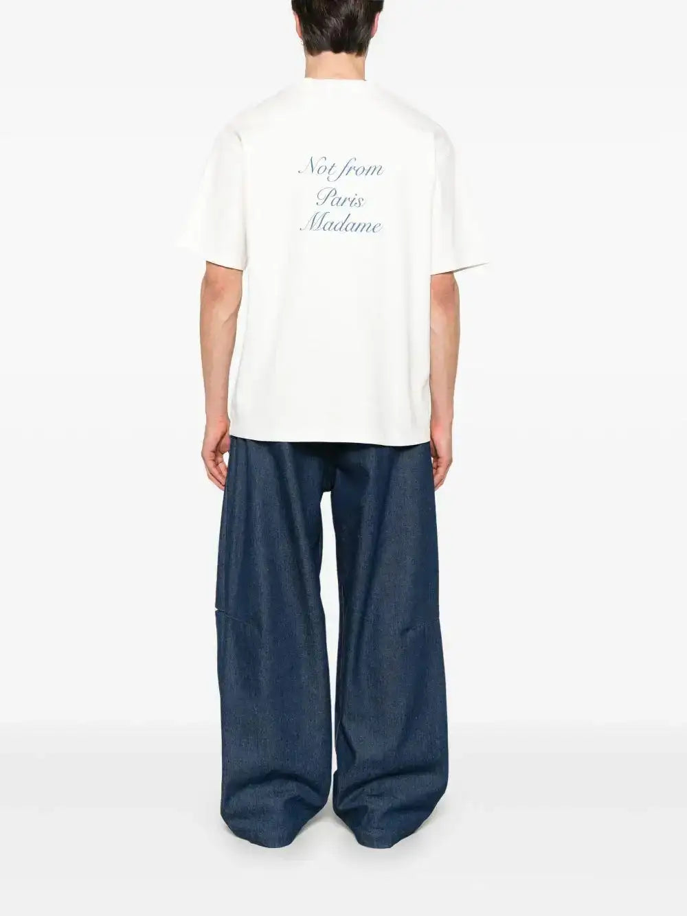 Camiseta Drole de Monsieur Le T-Shirt Slogan Cursive TS209 CO002 OW DROLE DE MONSIEUR