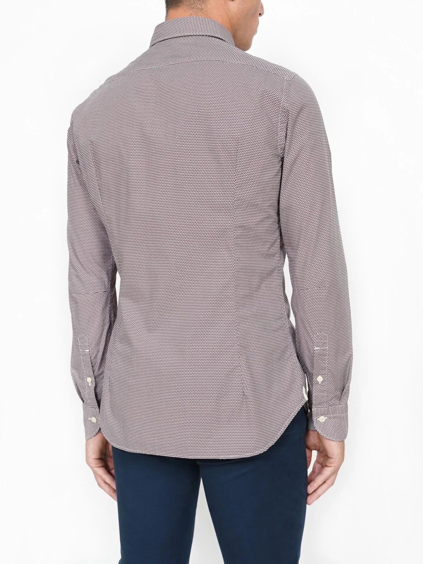 Camisa Koike Microdibujo T2T.NJW.FK2 SLIM 55 TINTORIA MATTEI