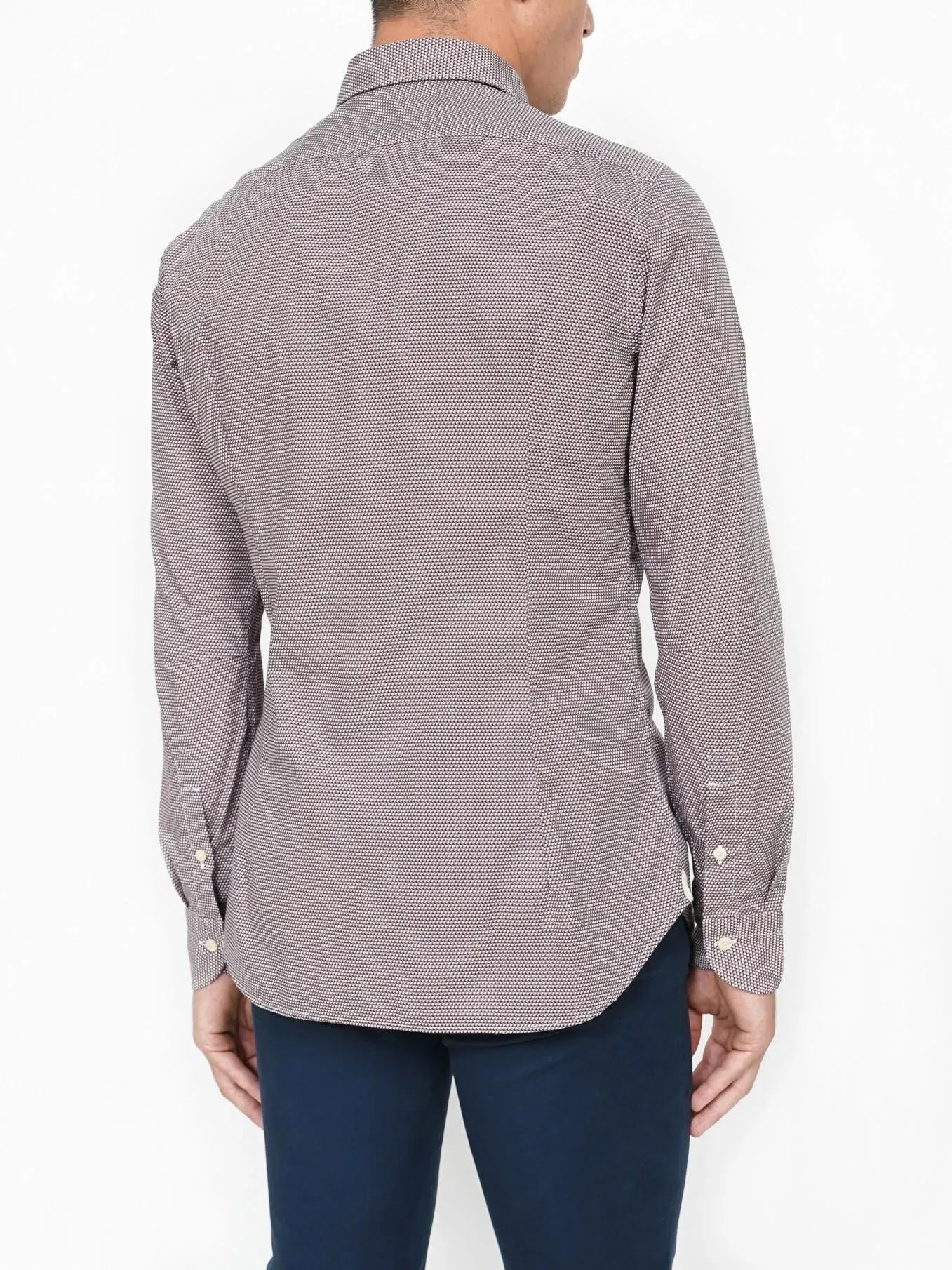 Camisa Koike Microdibujo T2T.NJW.FK2 SLIM 55 TINTORIA MATTEI