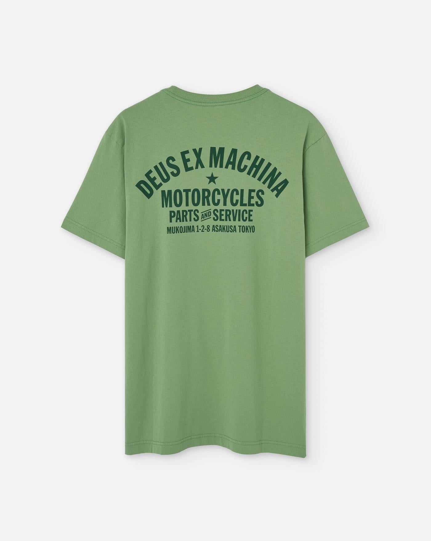 Camiseta Deus Ex Machina Tokyo Adress T-DMW41808R TENDRIL GREEN DEUS EX MACHINA