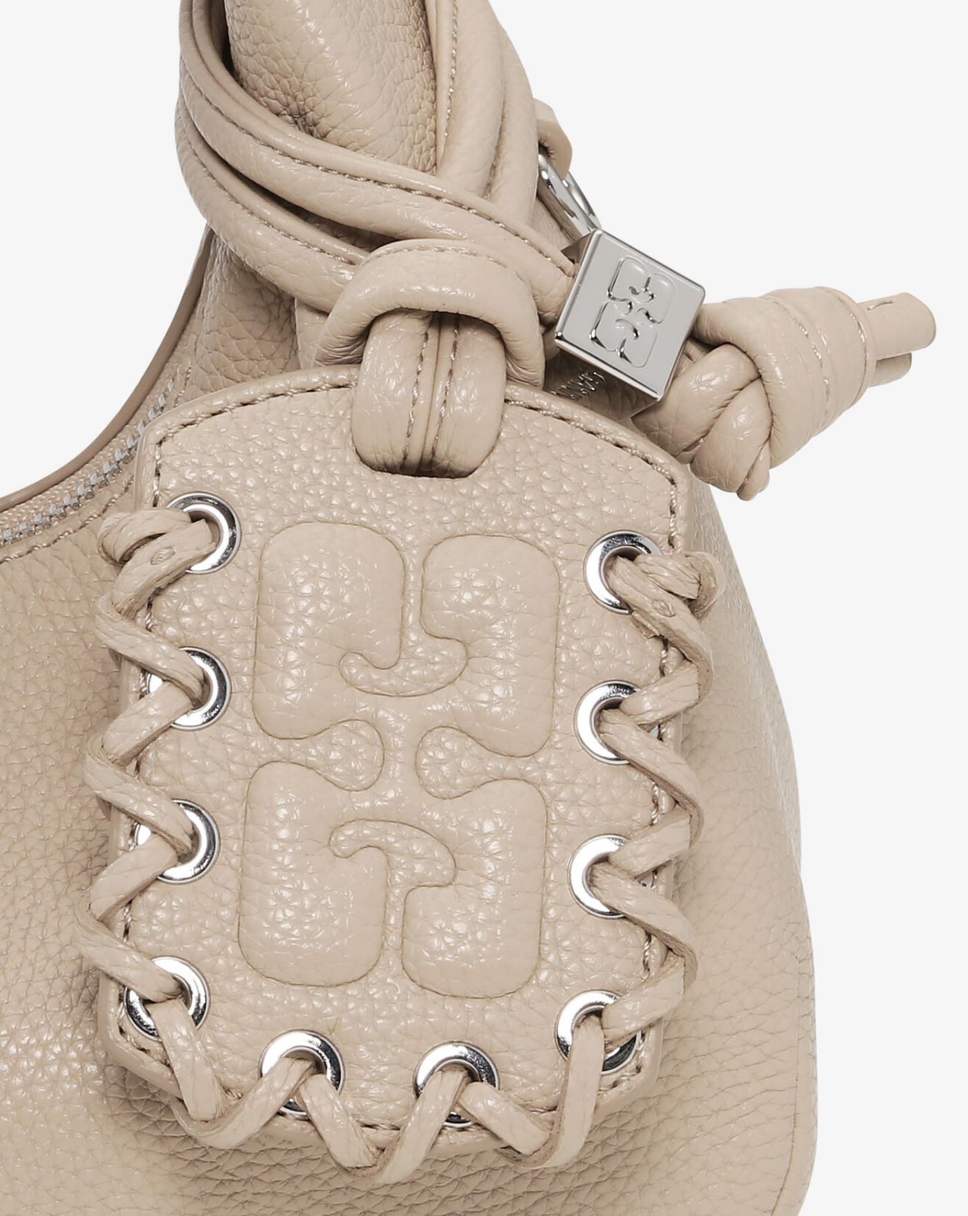 Bolso Ganni Hobo Grained A6978 686 GANNI